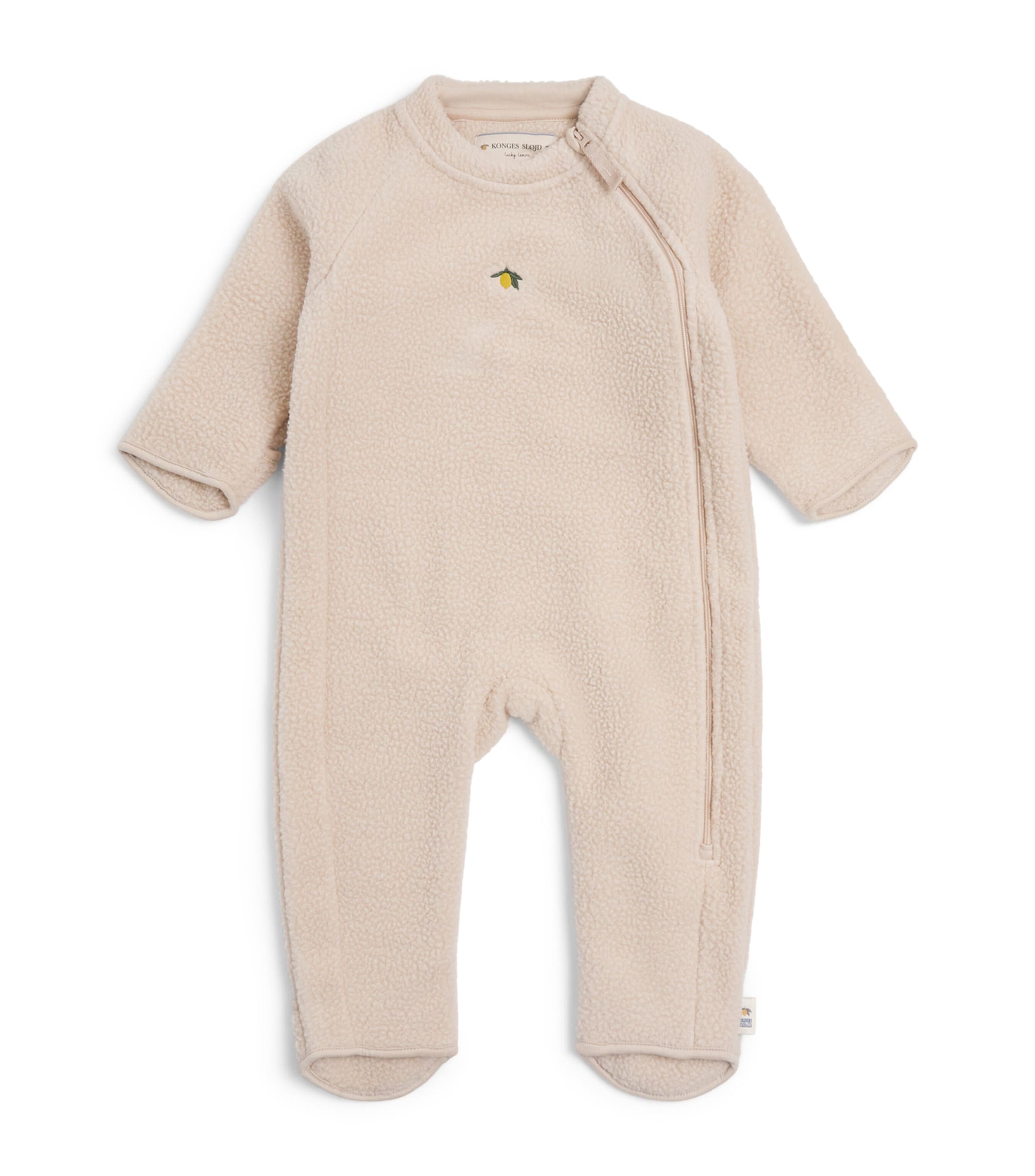 KONGES SLOJD Fleece Safa Playsuit (6-18 Months) Oxford Tan
