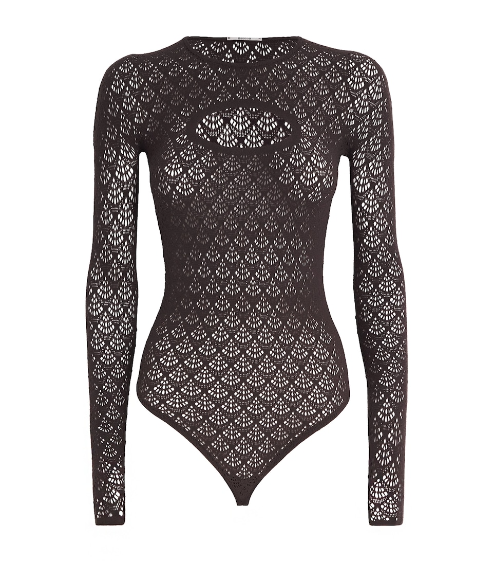 Mermaid Net Thong Bodysuit