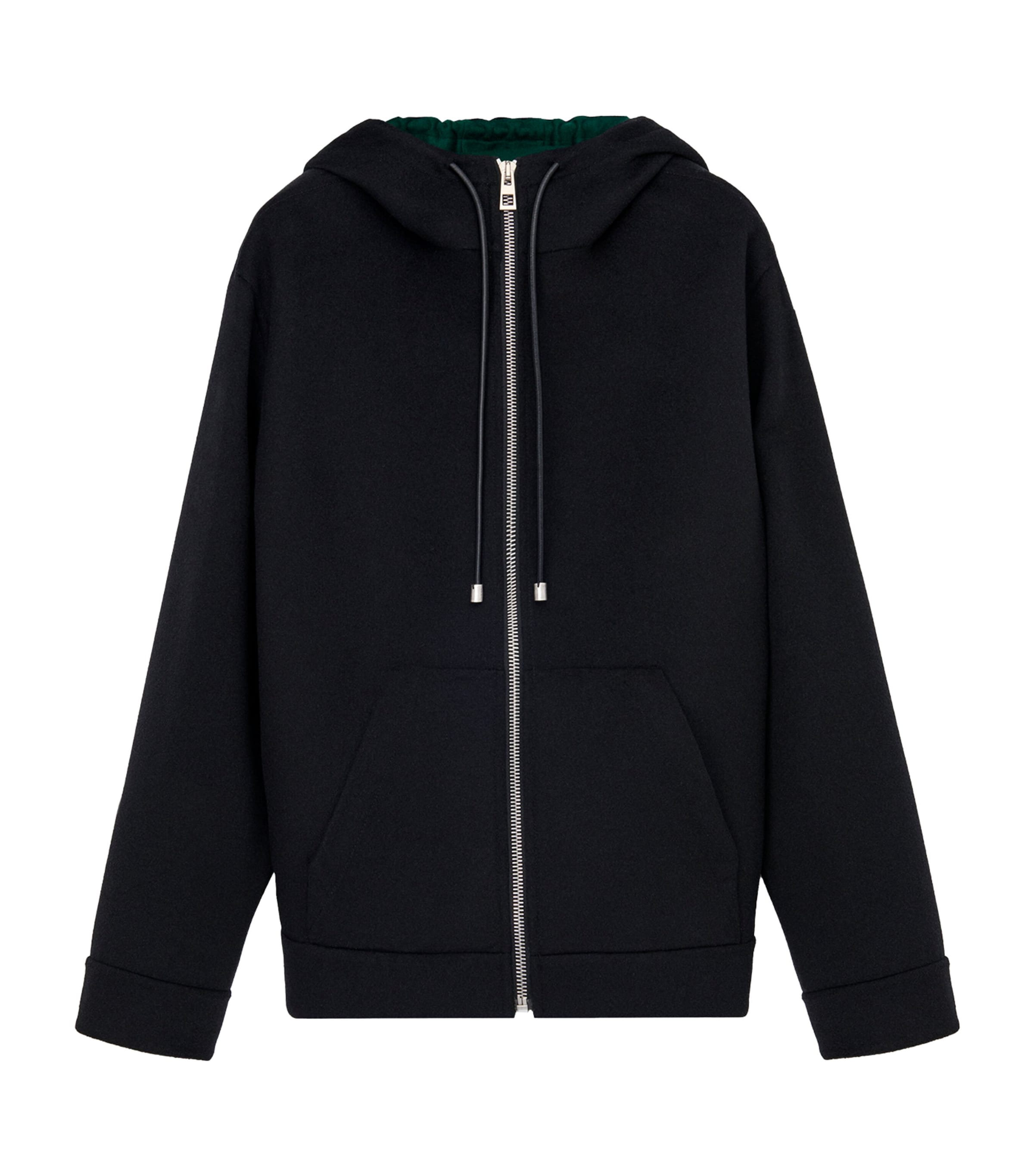 Wool-Cashmere Hooded Jacket
