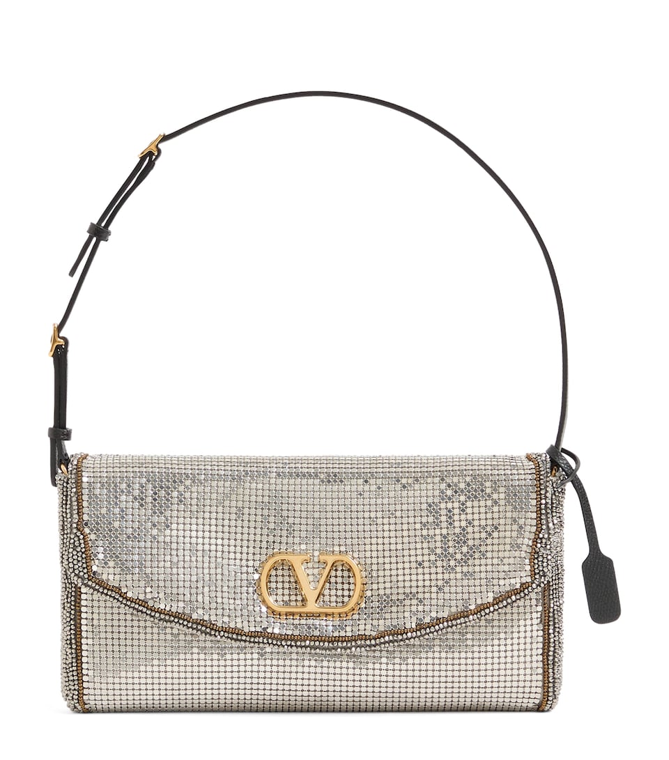 Valentino Garavani Chainmail DeVain Shoulder Bag