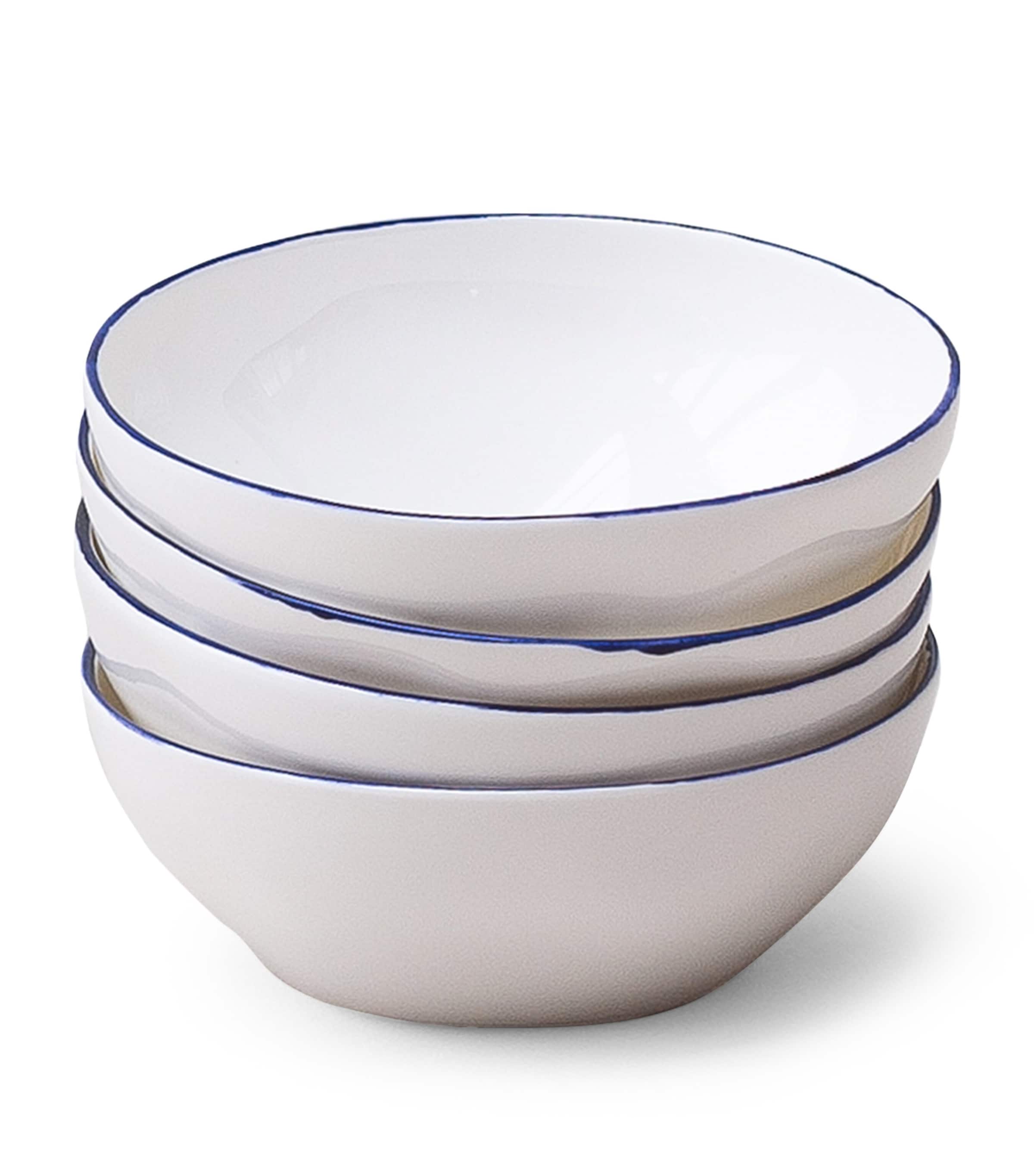 Set of 4 Cobalt Ice Cream Bowls (13cm)