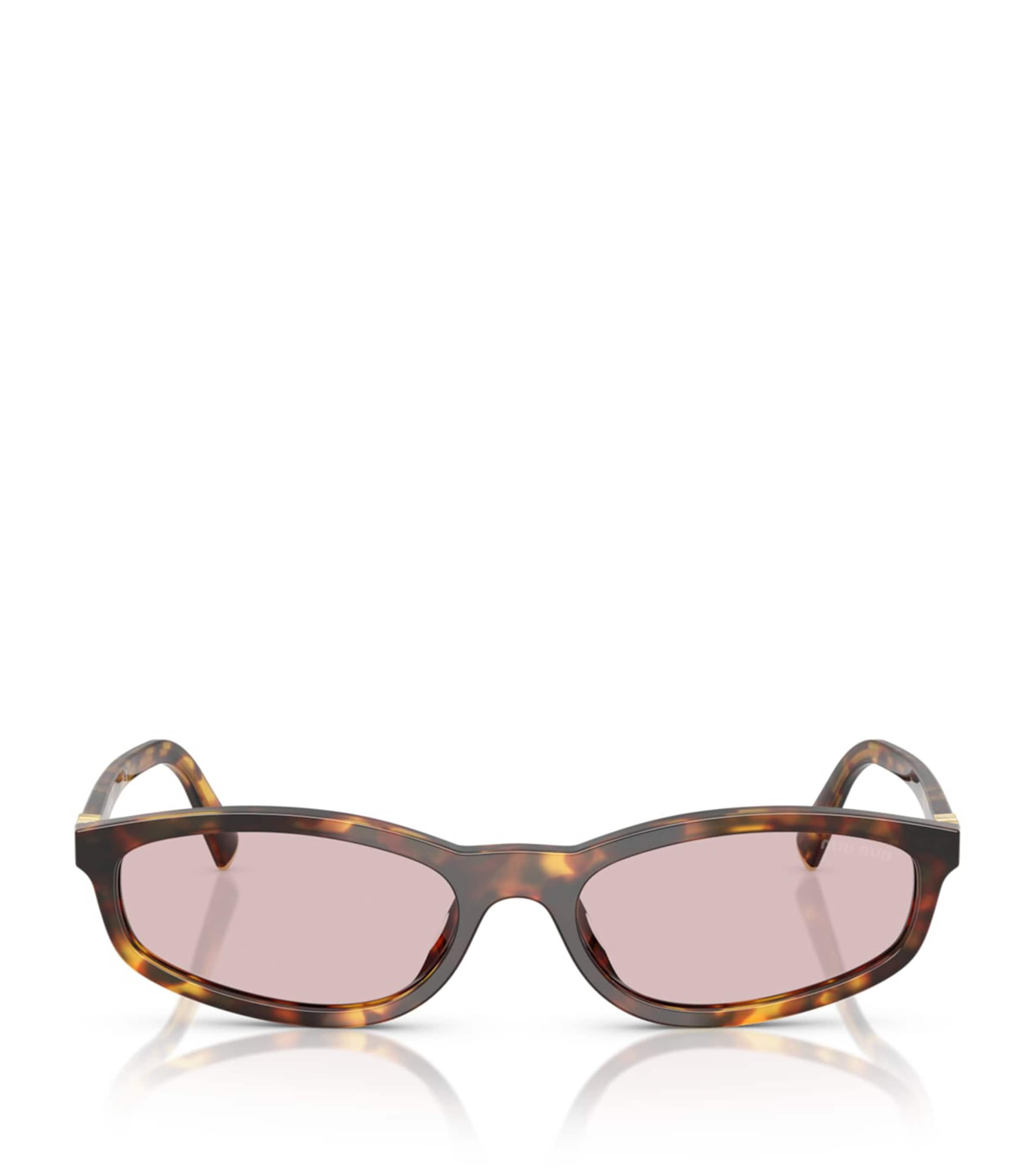 Tortoiseshell Irregular Sunglasses