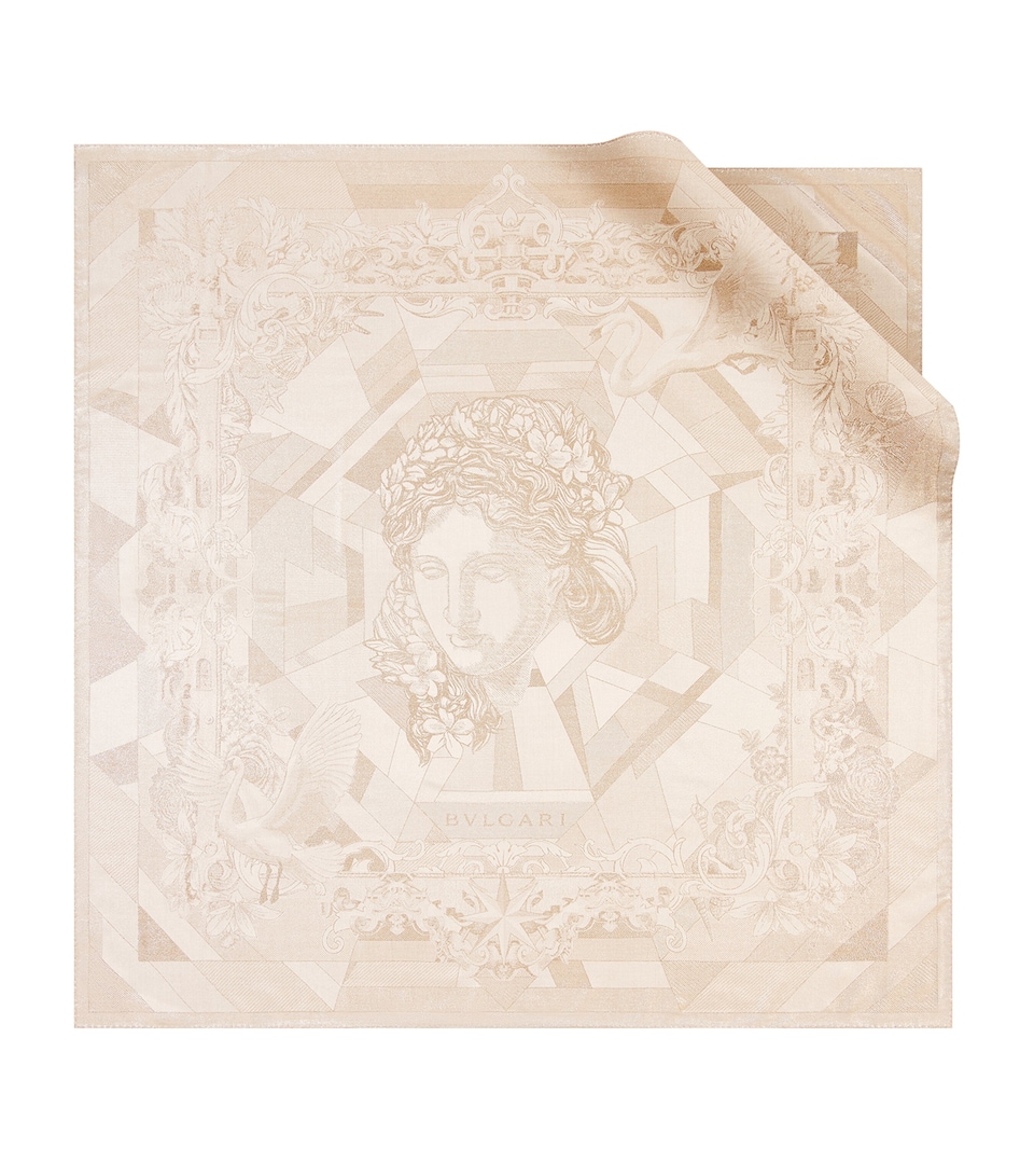 Silk Embroidered Scarf