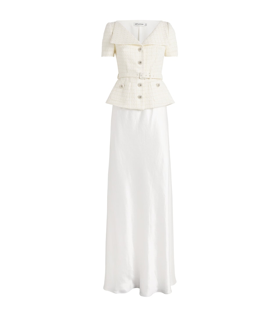 Tailored Belted Maxi Dress