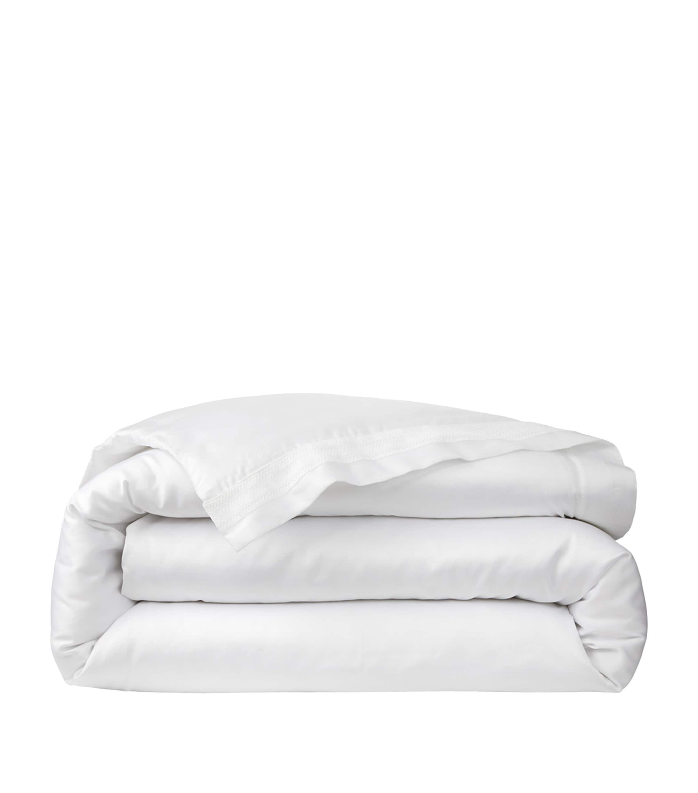Ralph Lauren Home Cotton Sateen Alistair Super King Duvet Cover (260cm x 220cm) White