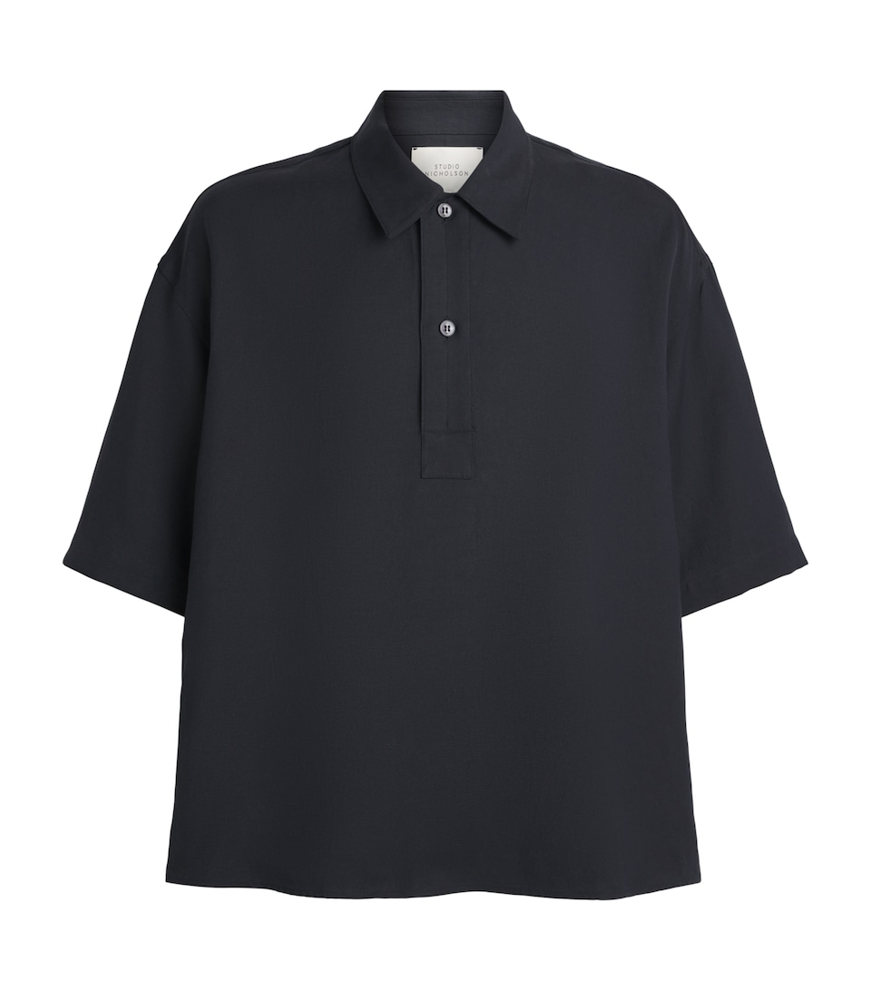 Cropped Polo Shirt