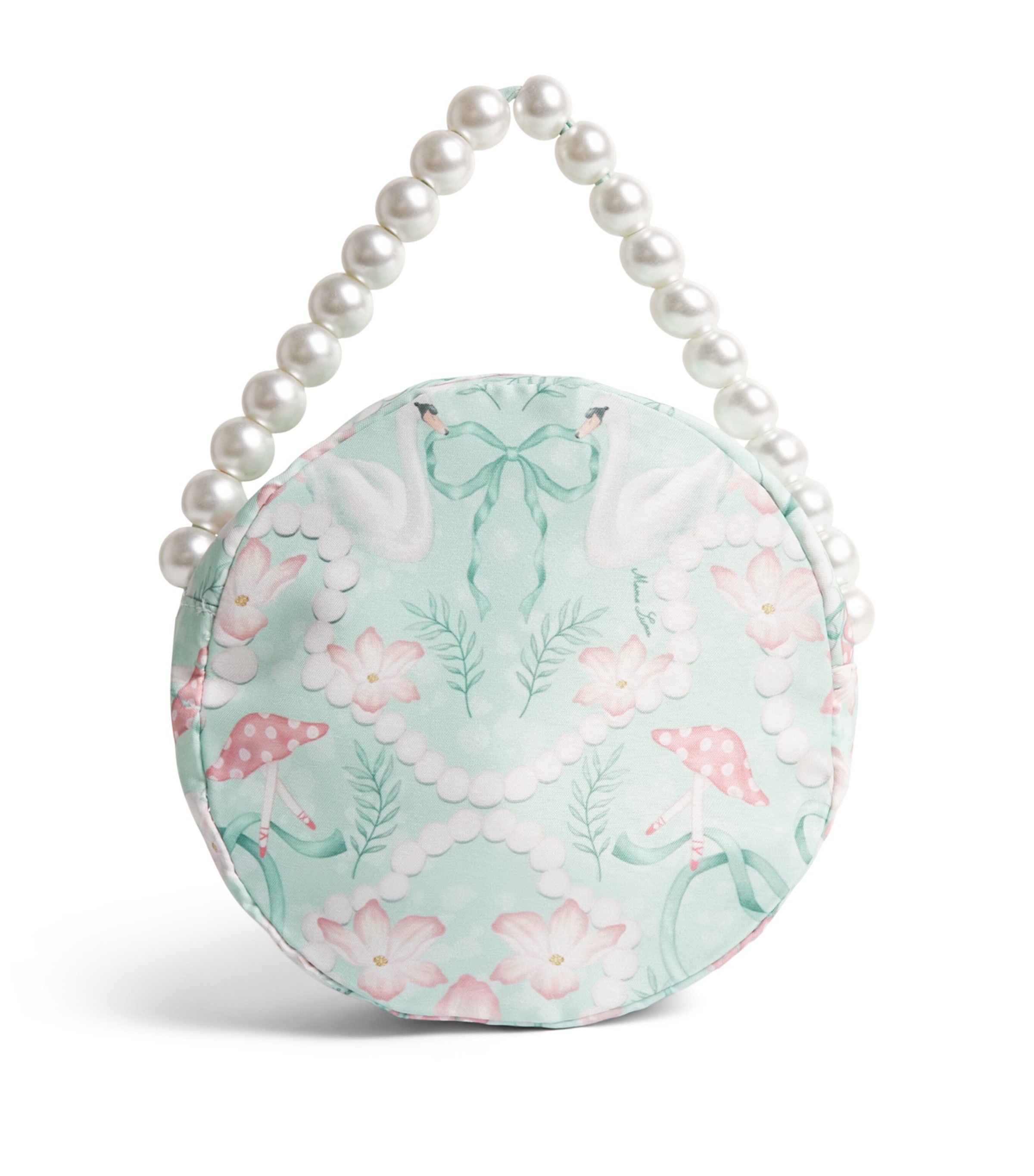 Organza Pearl Print Bag