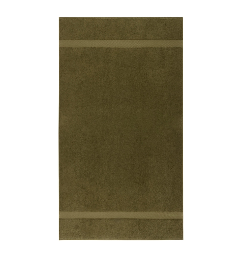 Ralph Lauren Home Cotton Dulaney Bath Sheet (100cm x 183cm) Olive