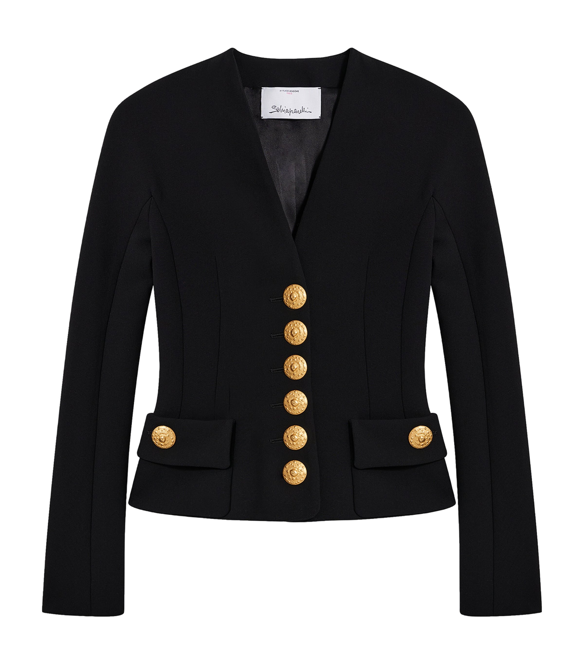 Stretch-Virgin Wool Blazer