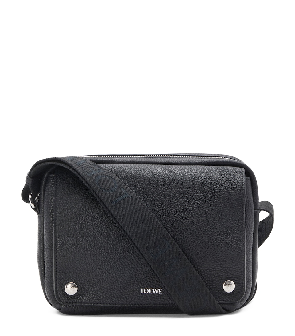XS Leather Pebble Messenger Bag
