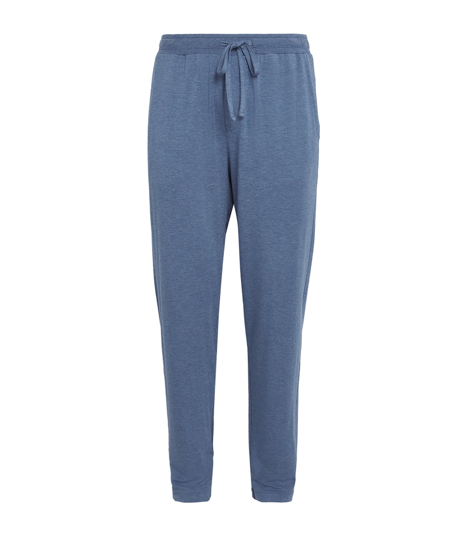 Hanro Mens Casual Pyjama Bottoms Tanzanite