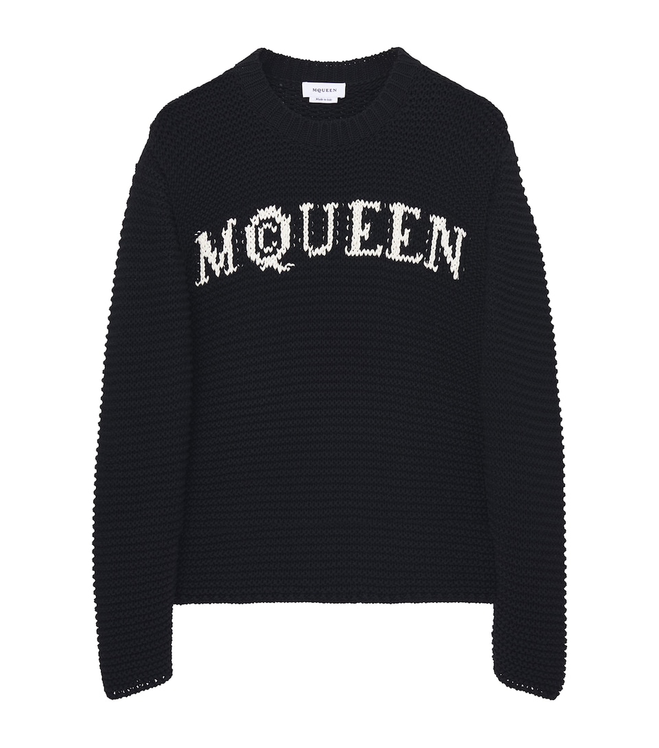 Cotton Logo Sweater