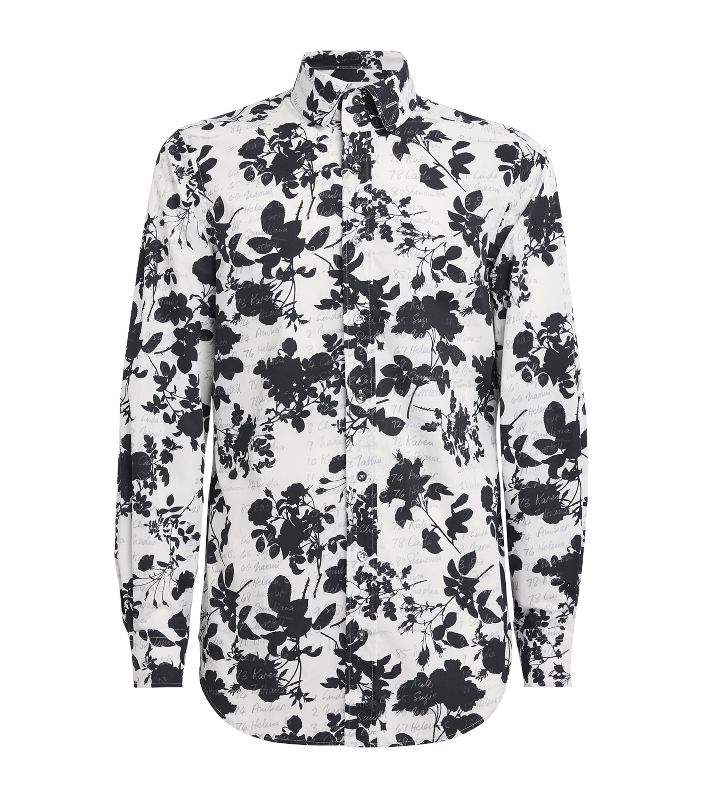 Vivienne Westwood Mens Cotton Two Button Krall Shirt Absence Of Models