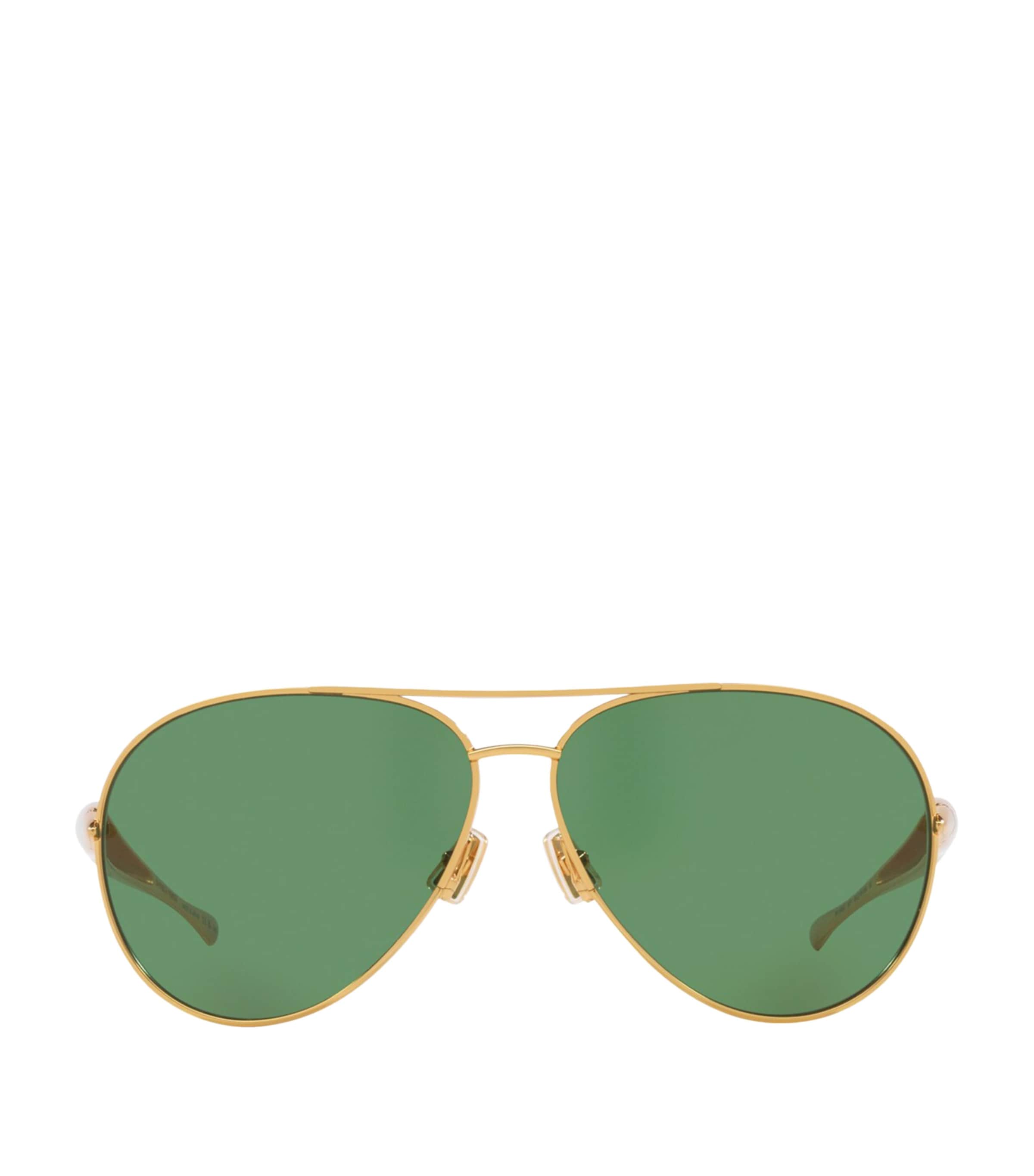 Bottega Veneta BV1305S Green-Tinted Sunglasses