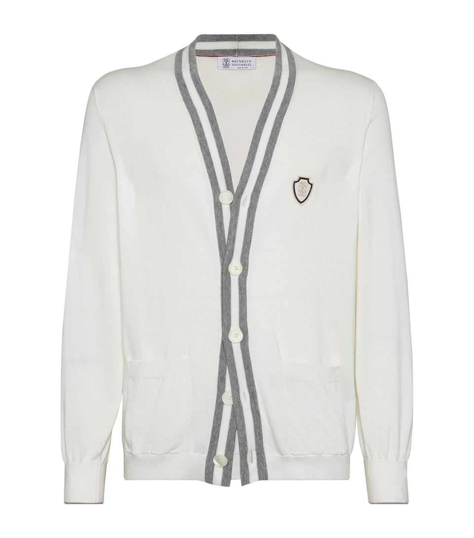 Cotton V-Neck Cardigan