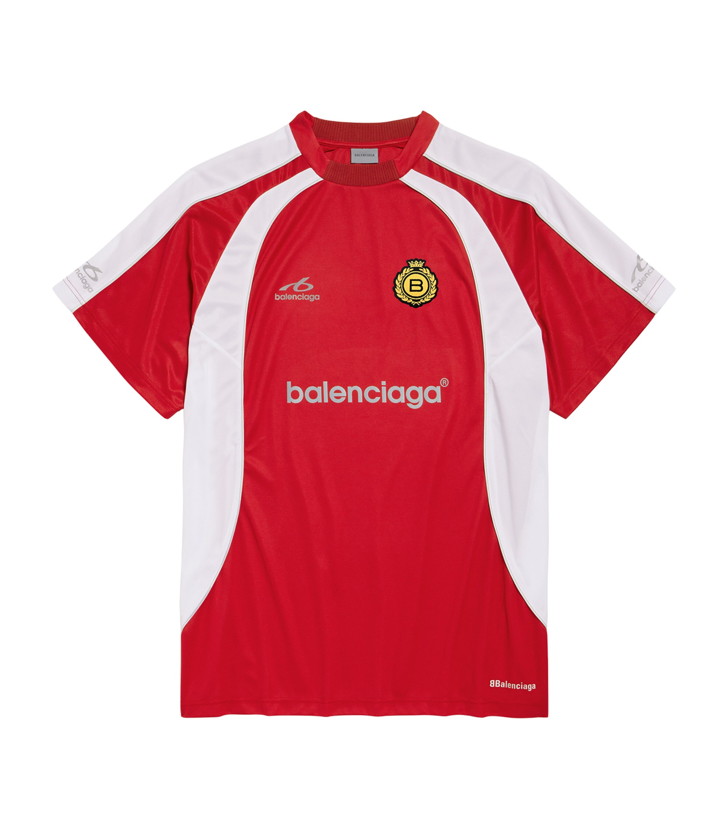Balenciaga Mens Contrast Sports T-Shirt