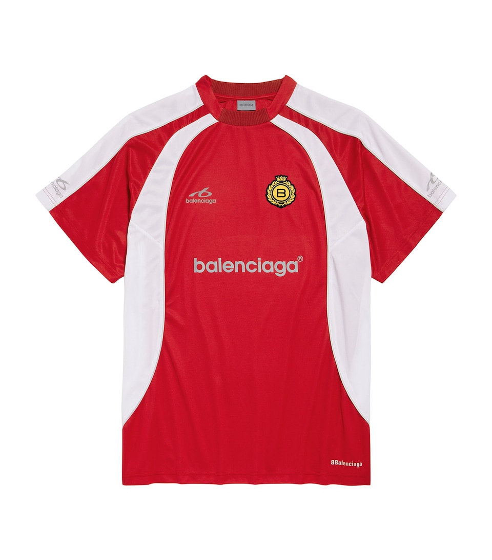 Balenciaga Mens Contrast Sports T-Shirt