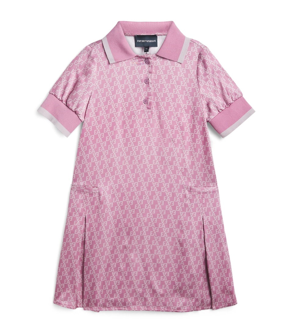 Satin Logo Shirt Dress (4-14 Years)