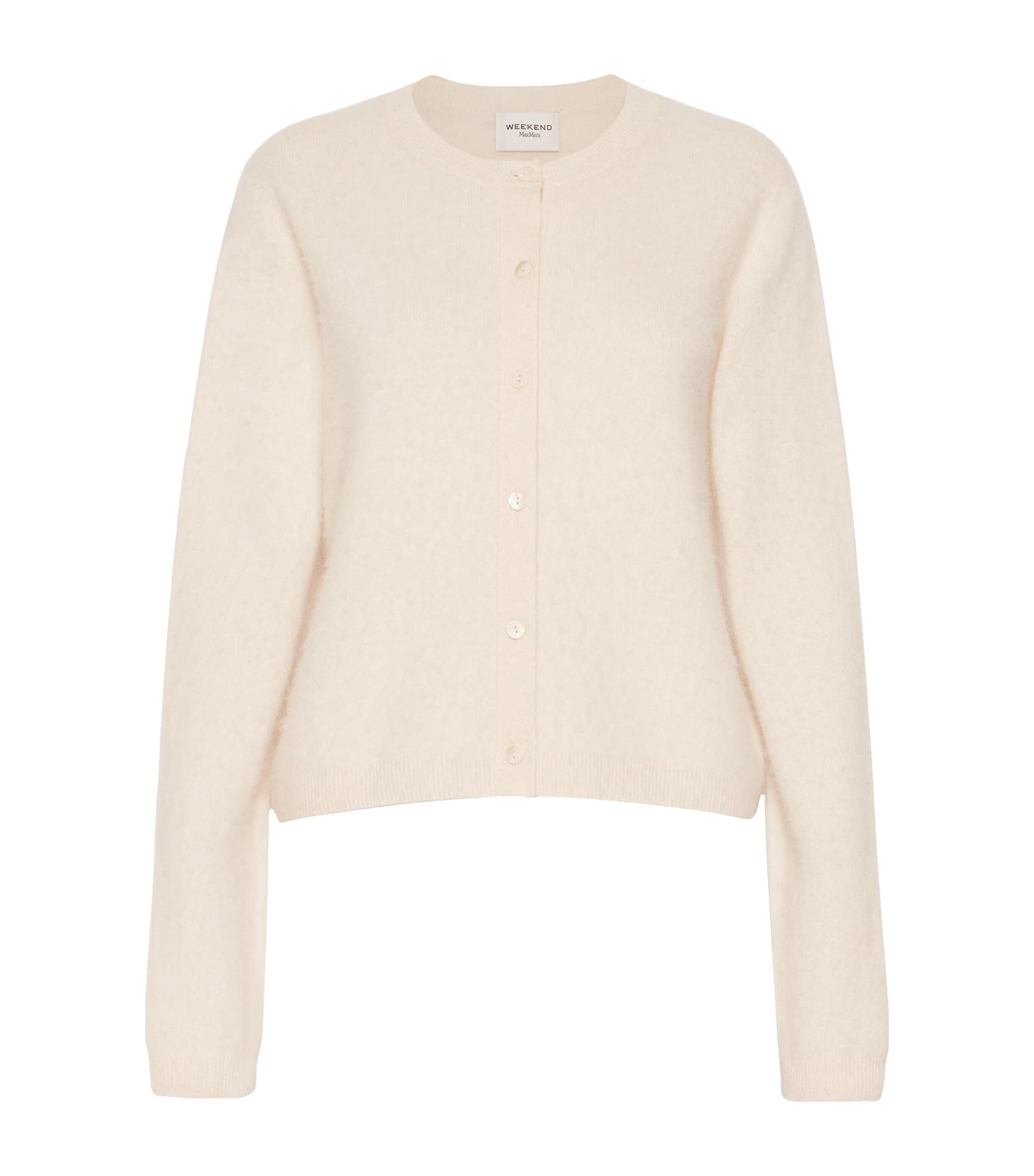 Weekend Max Mara Womens Wool-Cashmere Cardigan Ice