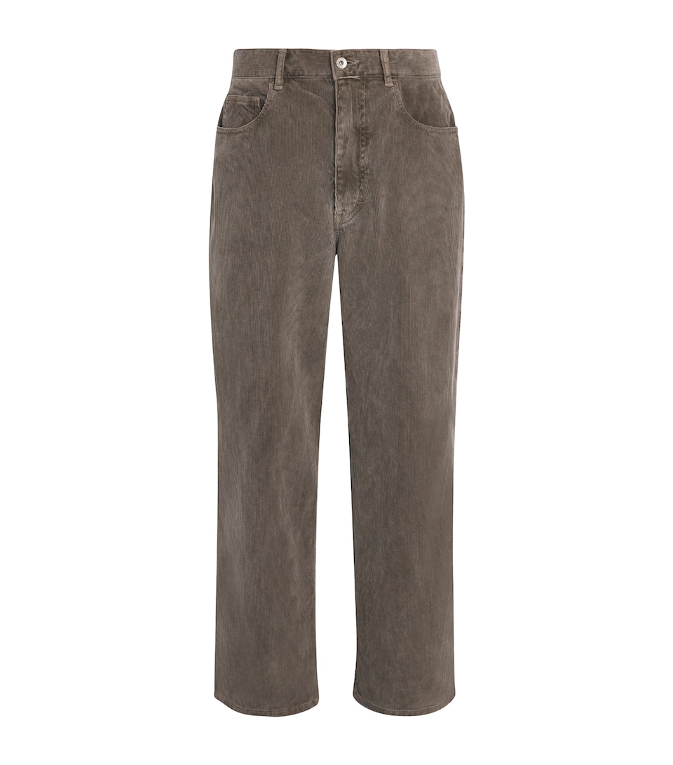 Corduroy Wide-Leg Jeans