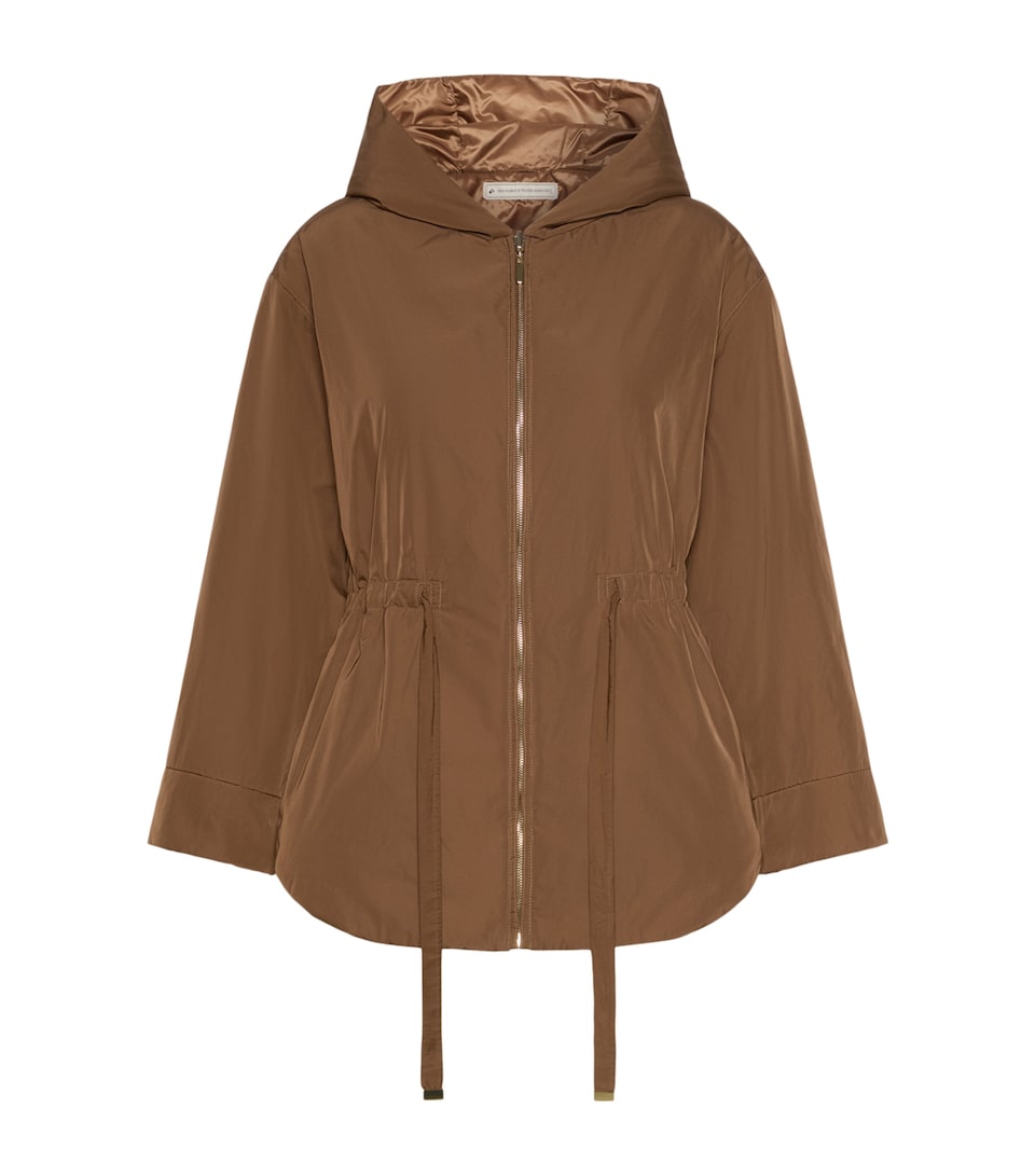 Max Mara Womens Water-Repellent Reversible Parka Honey