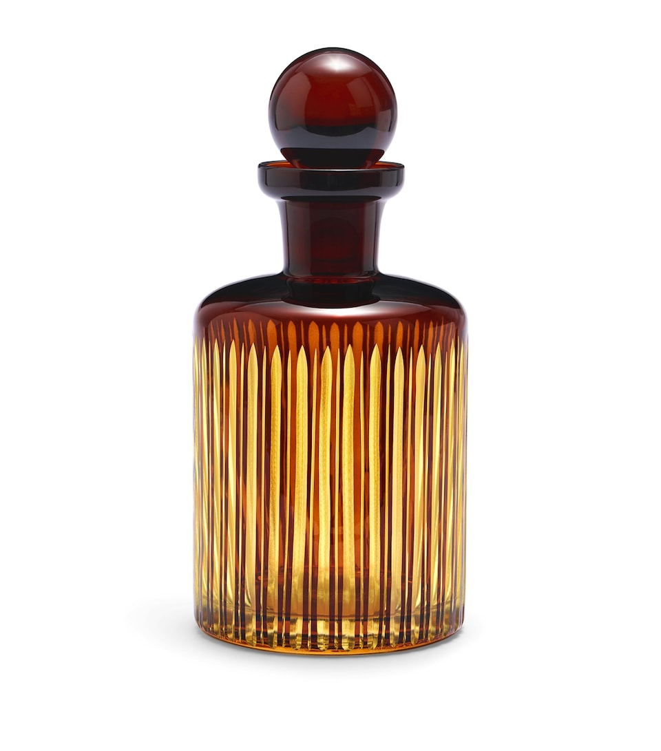 L'Objet Glass Prism Decanter (1.2L) Amber