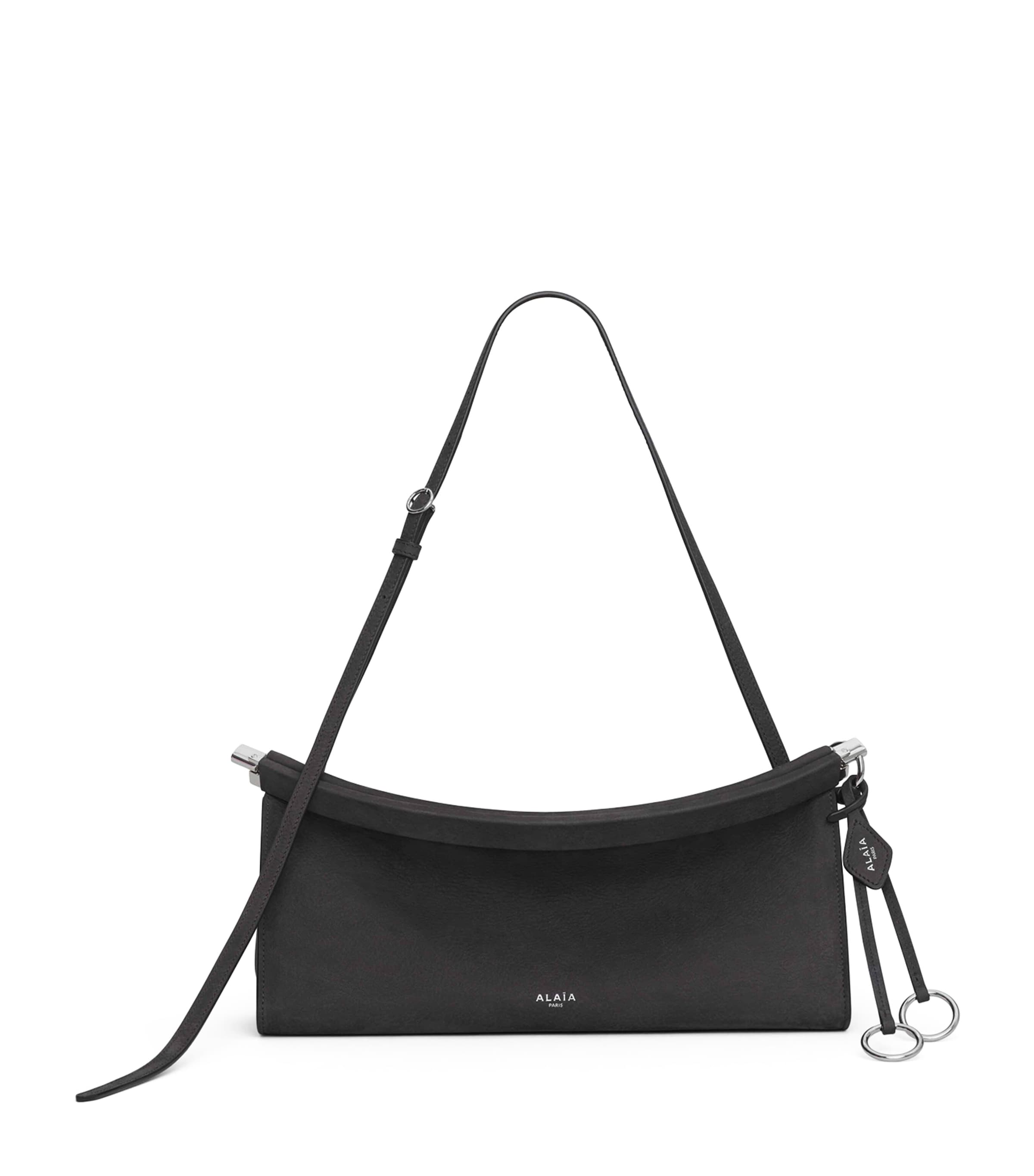 Alaïa Red Medium Leather Le Click East West Shoulder Bag | Harrods US