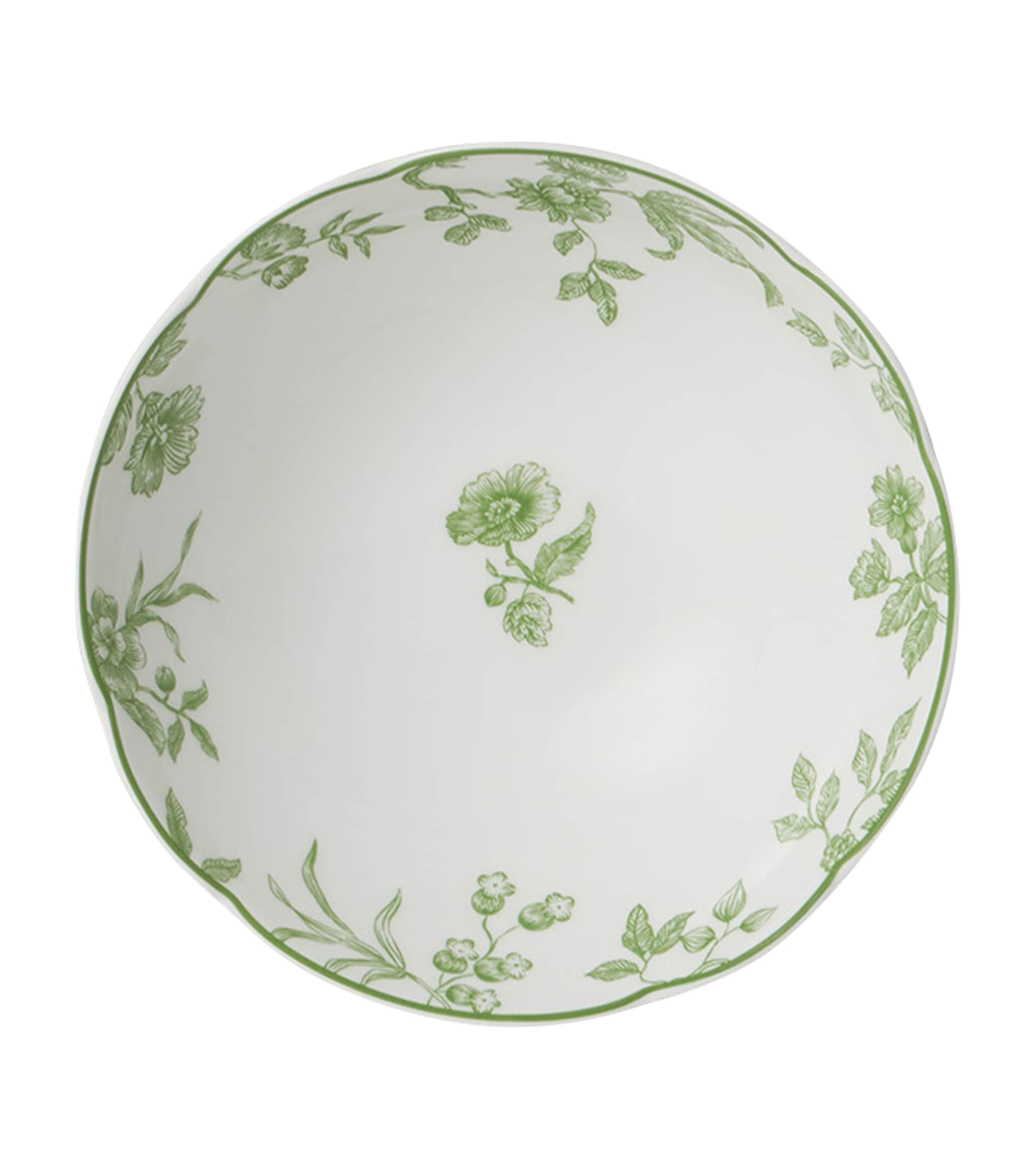 Bernardaud Porcelain Albertine Coupe Soup Bowl (19cm) Vert