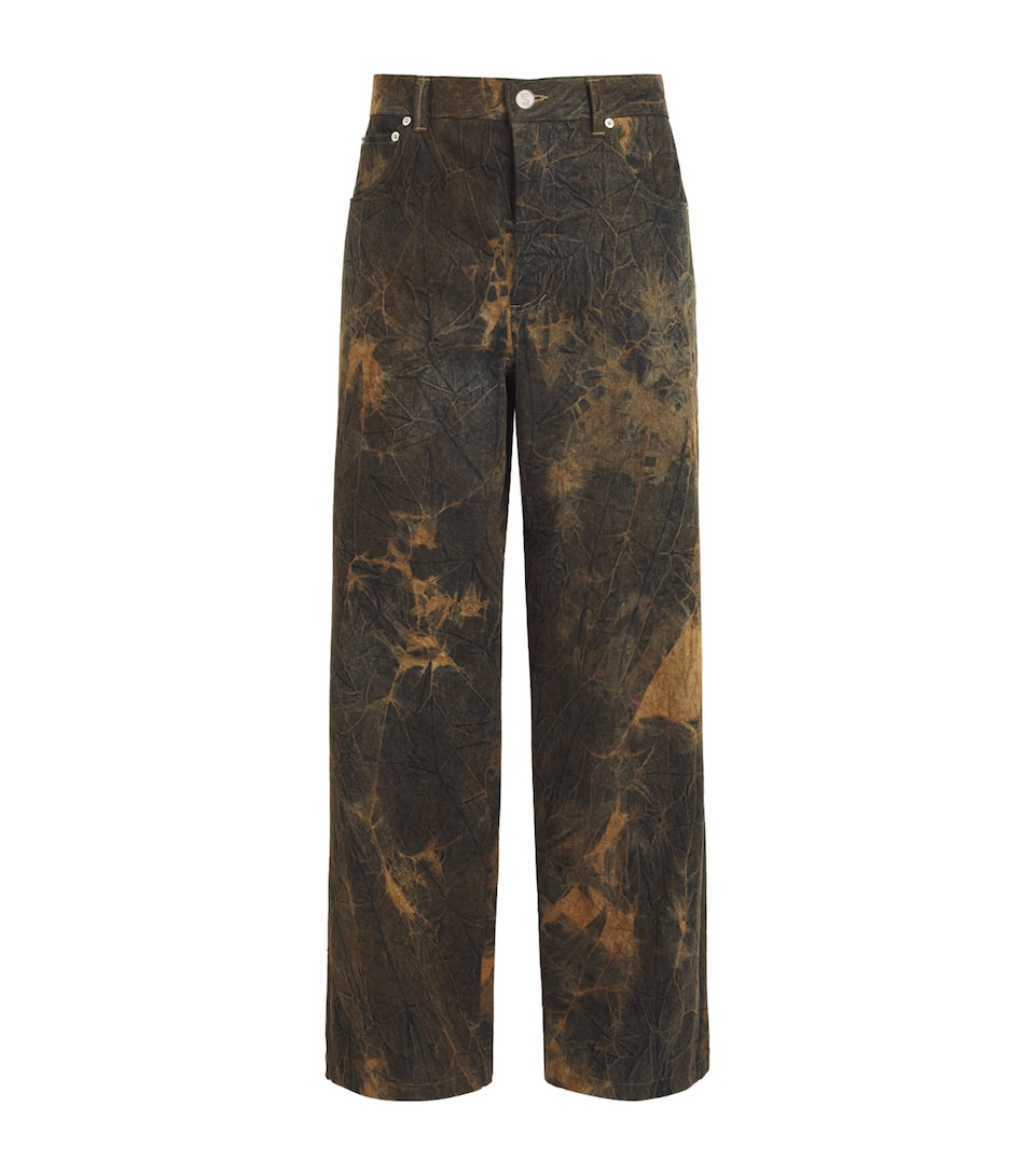 Séfr Mens Over-Dyed Relaxed Jeans Muted Neuterals