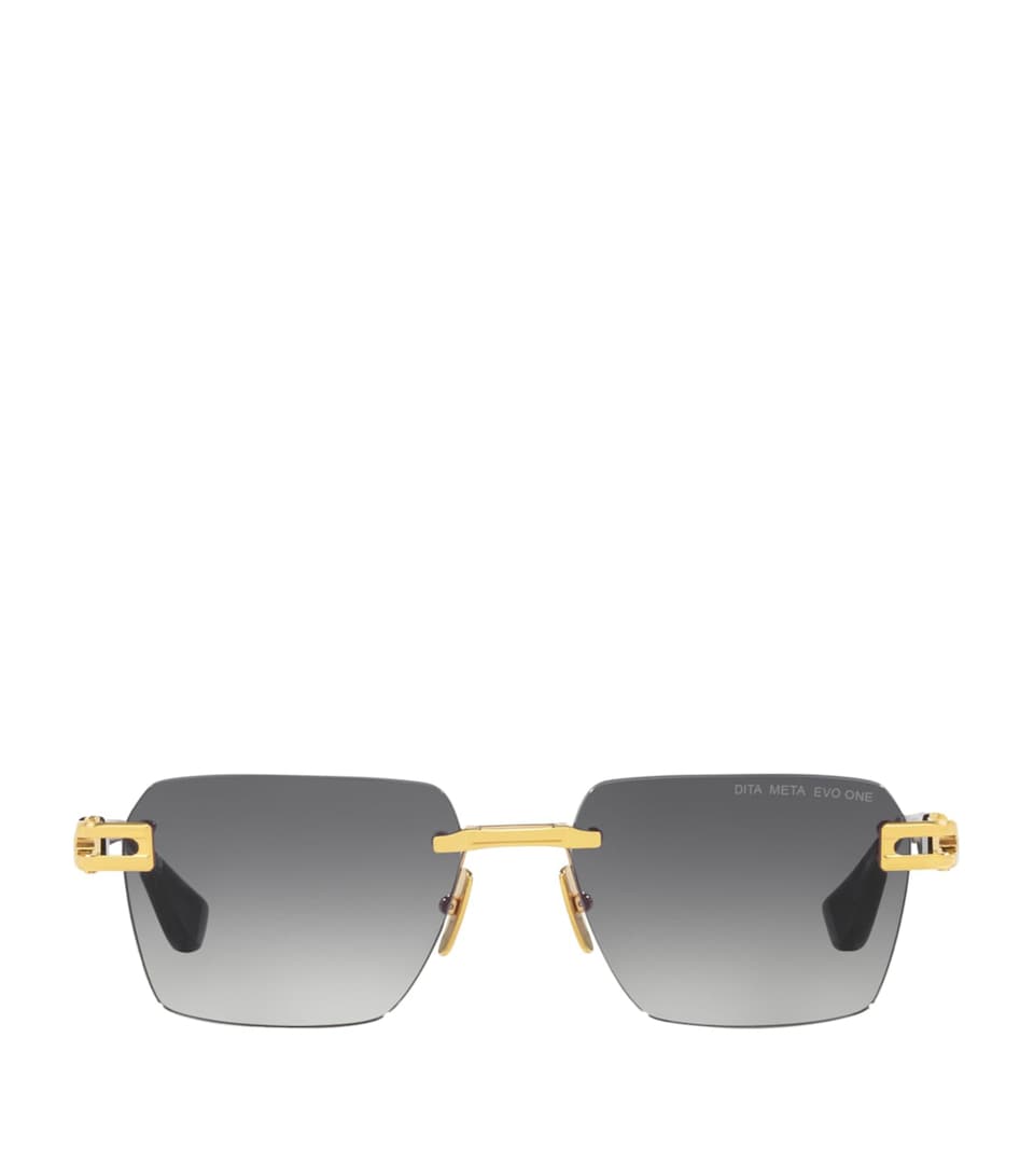 DITA Meta-Evo One Square Sunglasses Gold