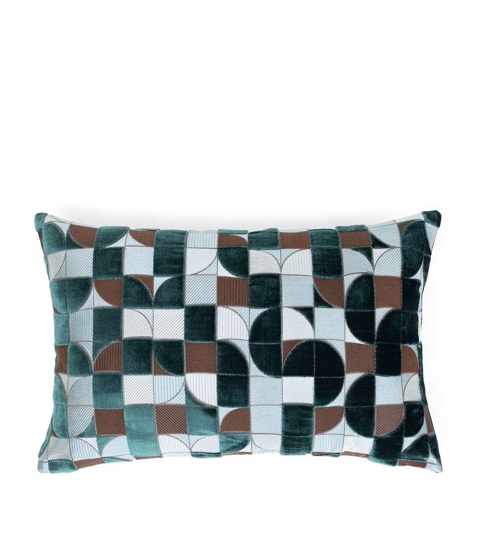 Frette Luxury Avant Garde Cushion Cover (40cm x 60cm) Forest Green/