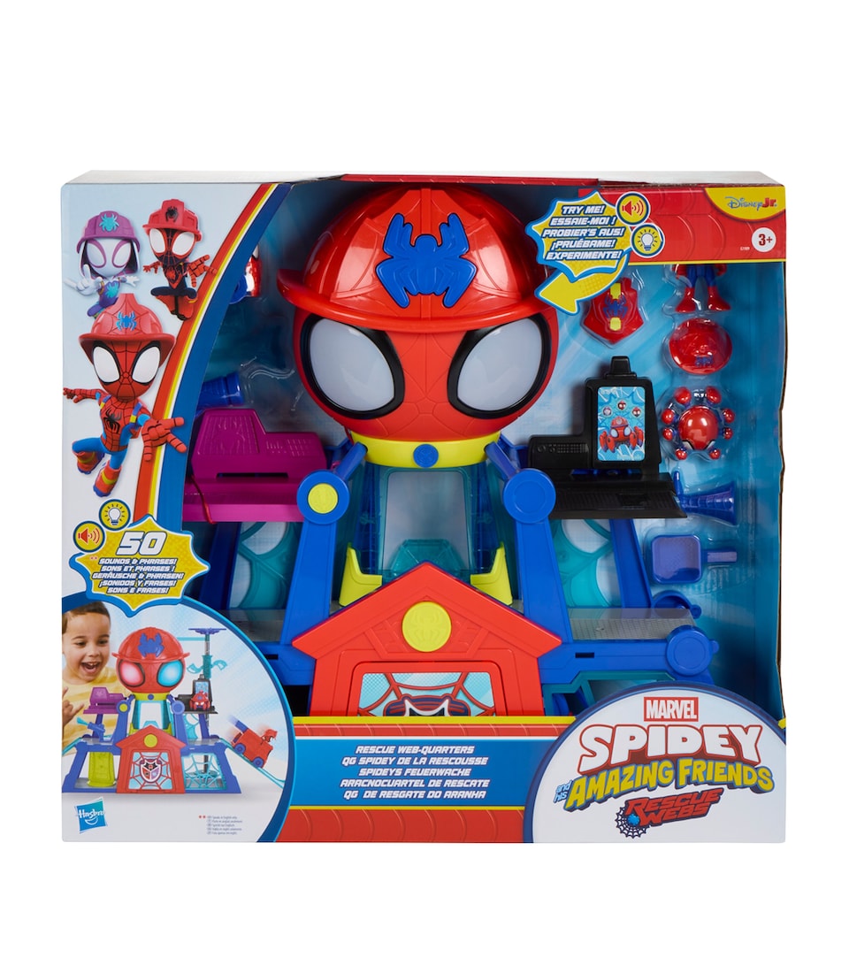 Marvel Spidey and his Amazing Friends Rescue-Webs Web-Quarters Playset