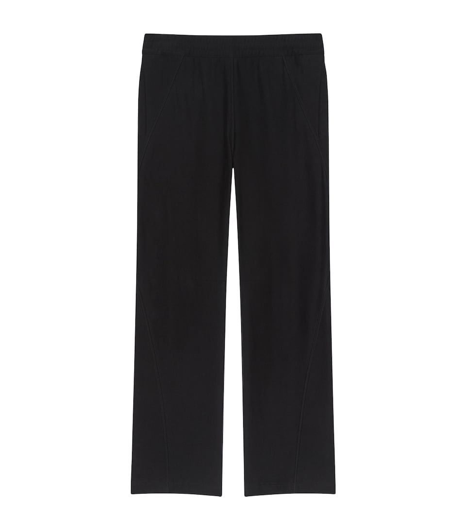 Givenchy Mens Cotton Couture Seam Sweatpants Black