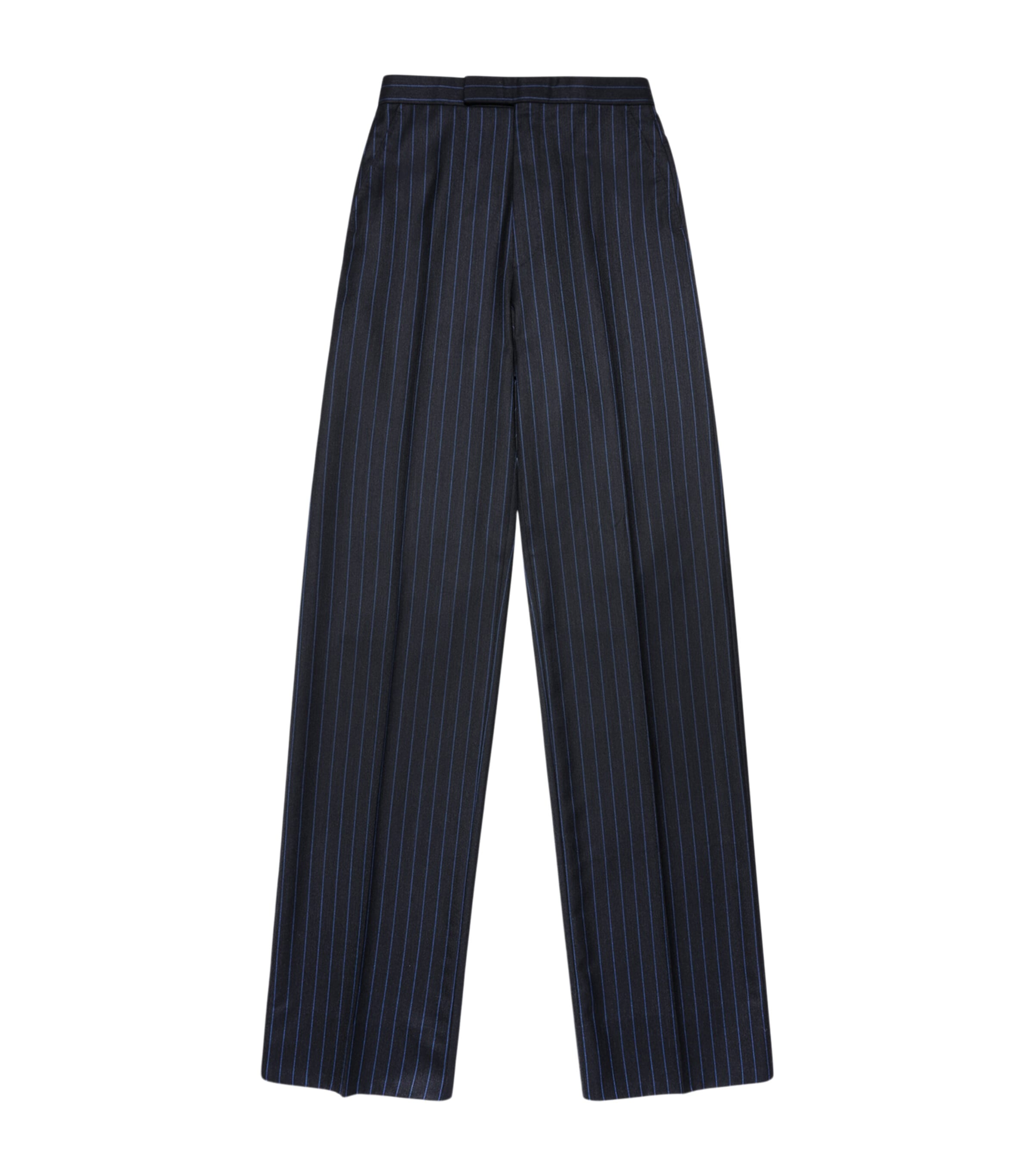 TOM FORD Mens Virgin Wool Pinstripe Colbert Wide-Leg Trousers Tue