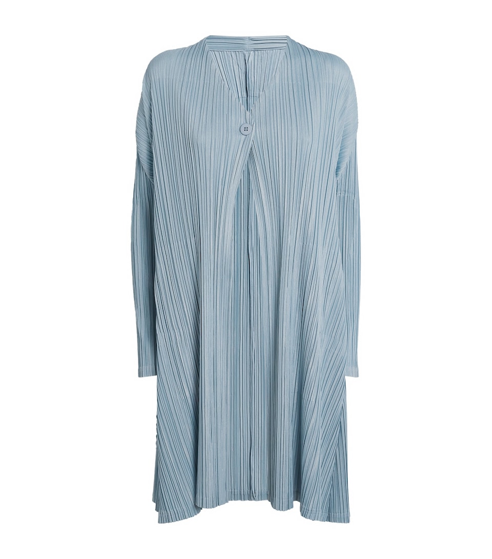 Mellow Pleats Longline Cardigan