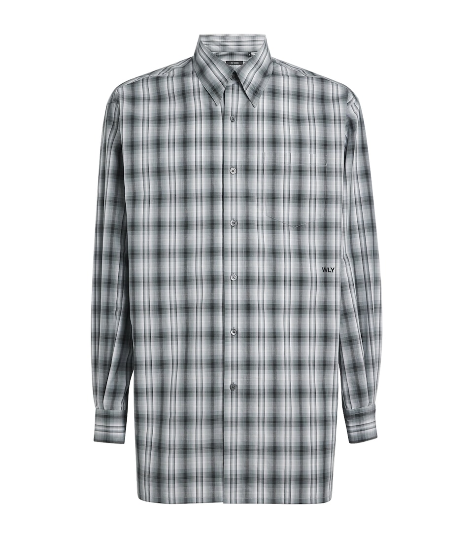 Cotton Shadow Check Shirt