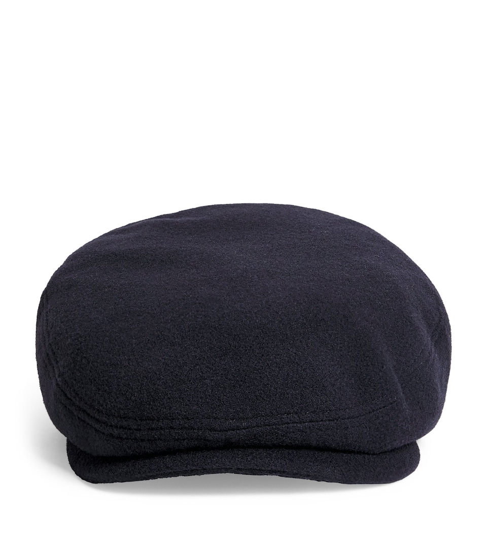 Wool-Cashmere-Blend Kent Flat Cap