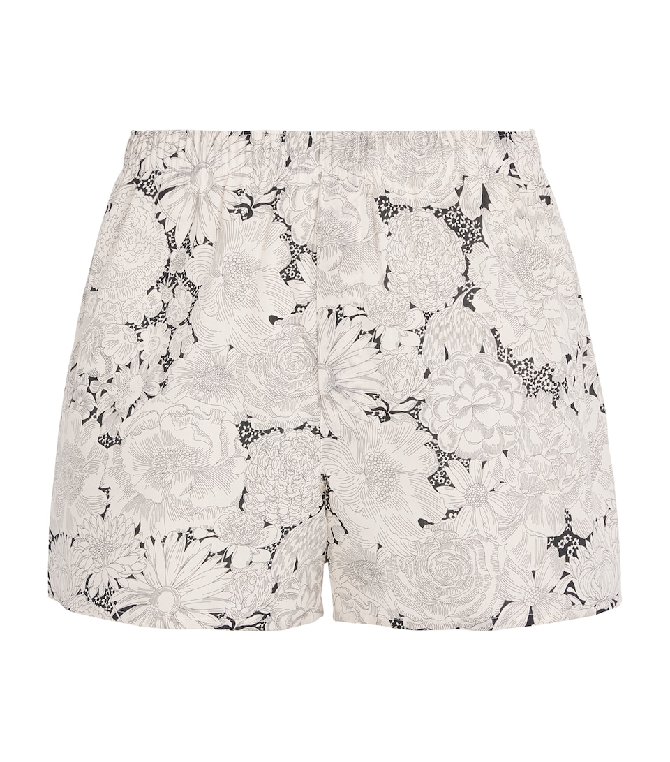 Cotton White Bloom Boxers
