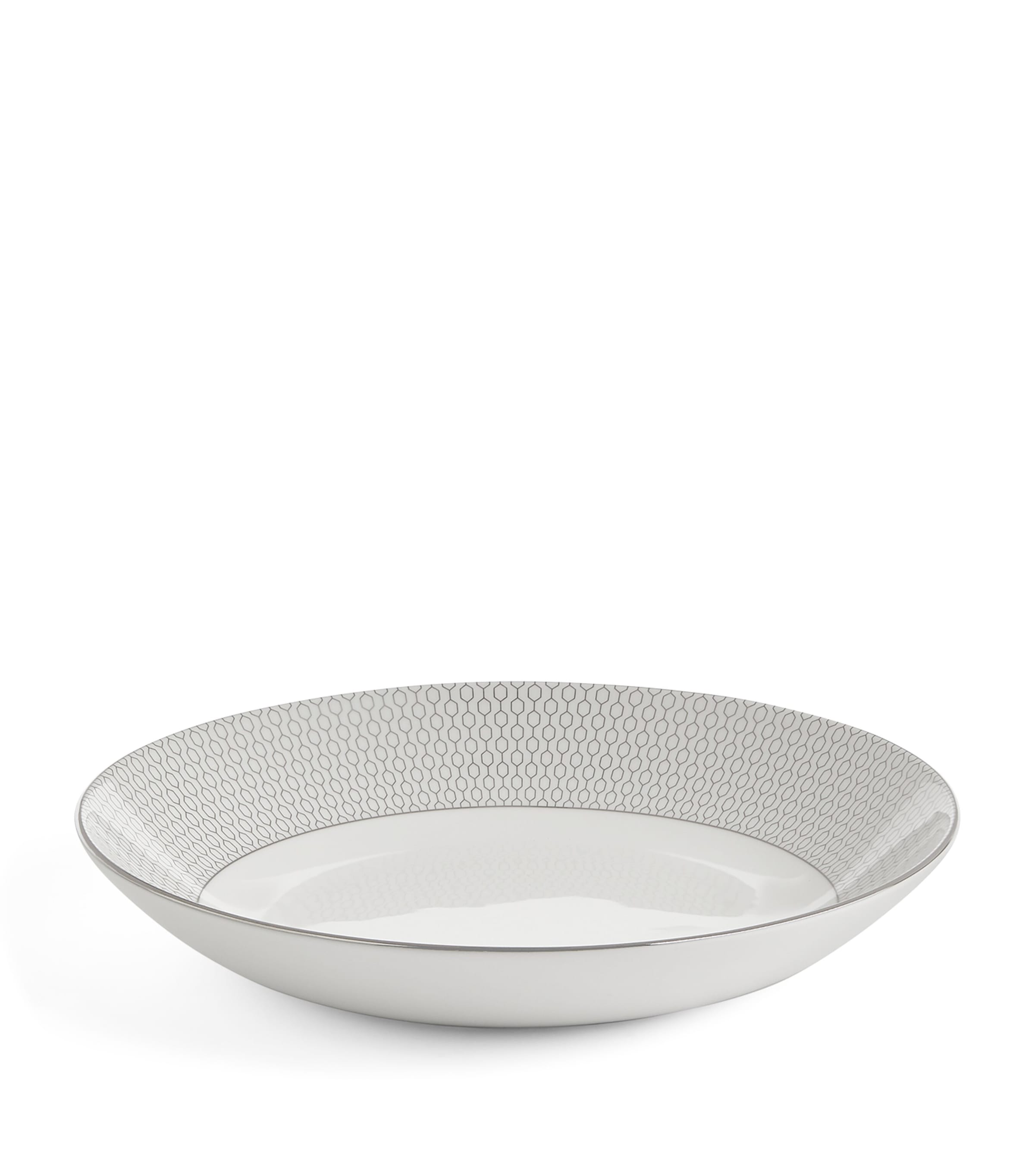 Wedgwood Gio Platinum Pasta Bowl (24cm) White