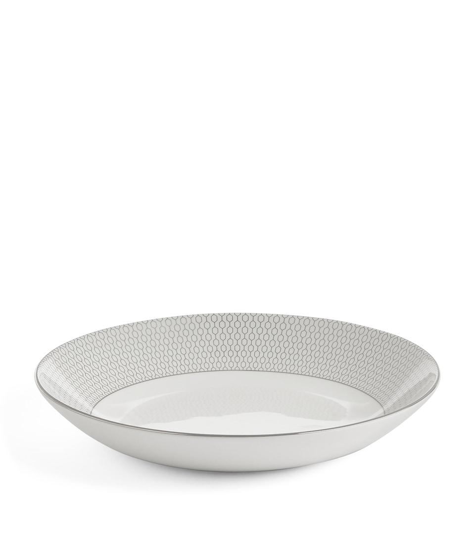 Wedgwood Gio Platinum Pasta Bowl (24cm) White