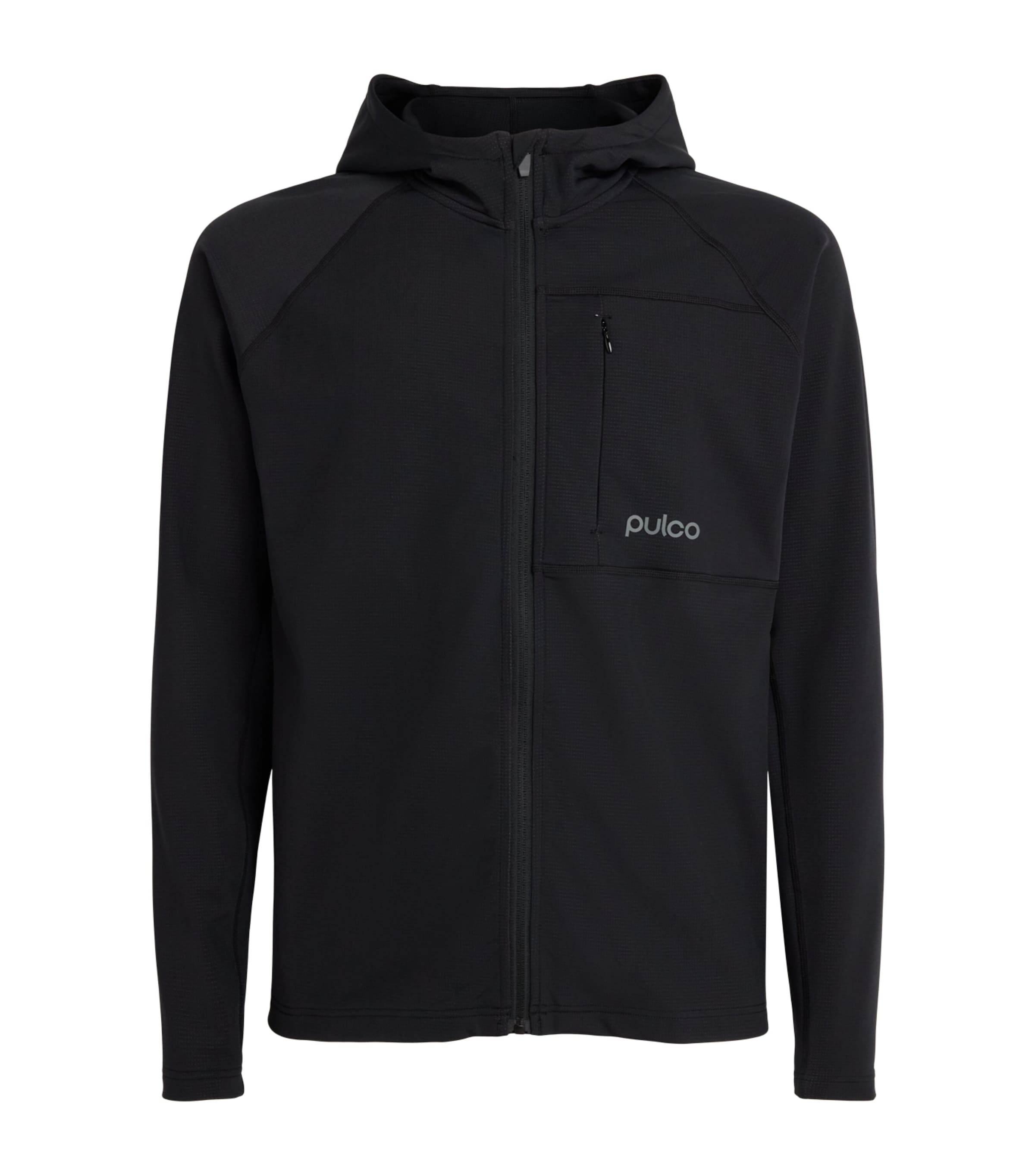 Pulco Studios Mens Full Zip Training Hoodie Black