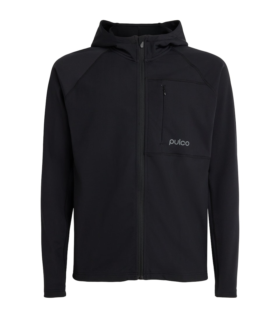 Pulco Studios Mens Full Zip Training Hoodie Black