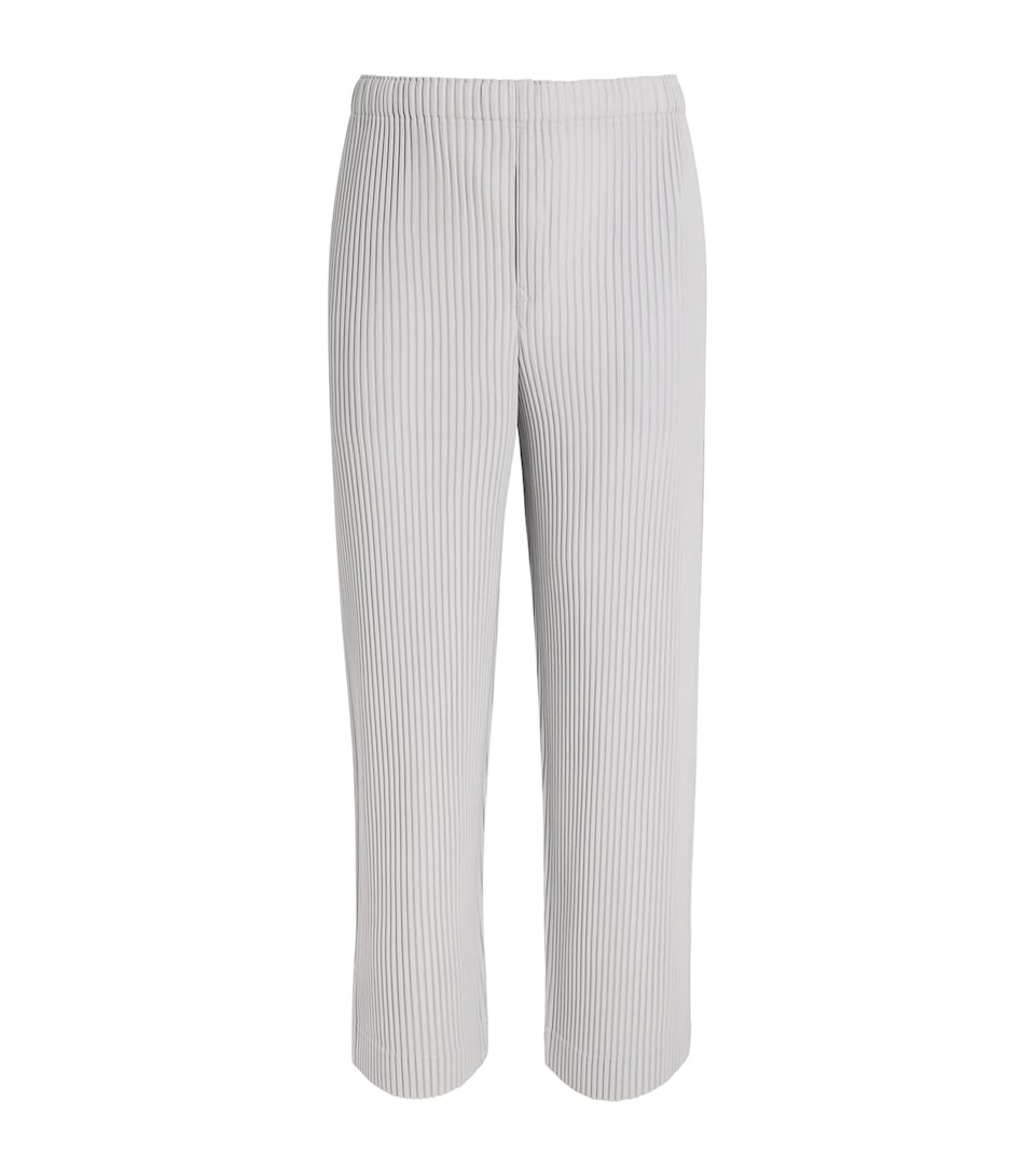 Pleated Straight Trousers