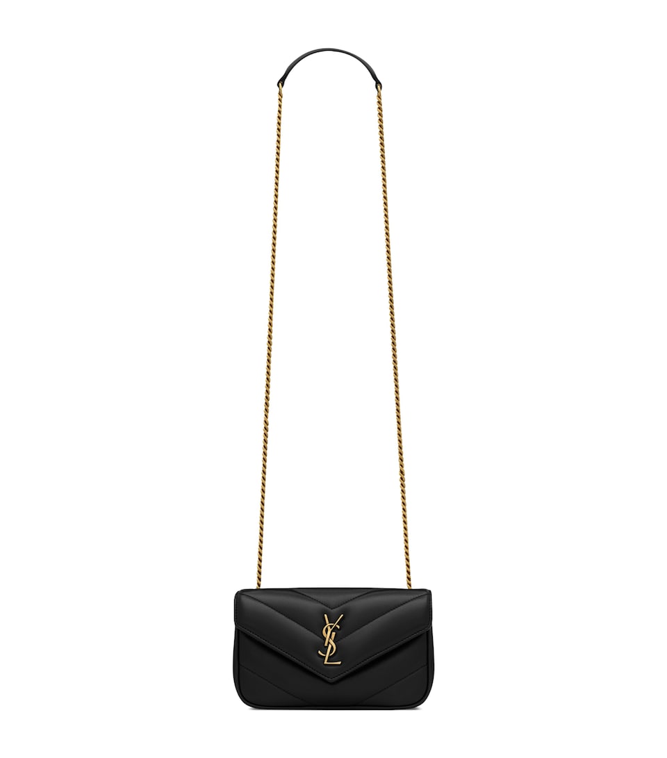 Mini Leather Loulou Cross-Body Bag