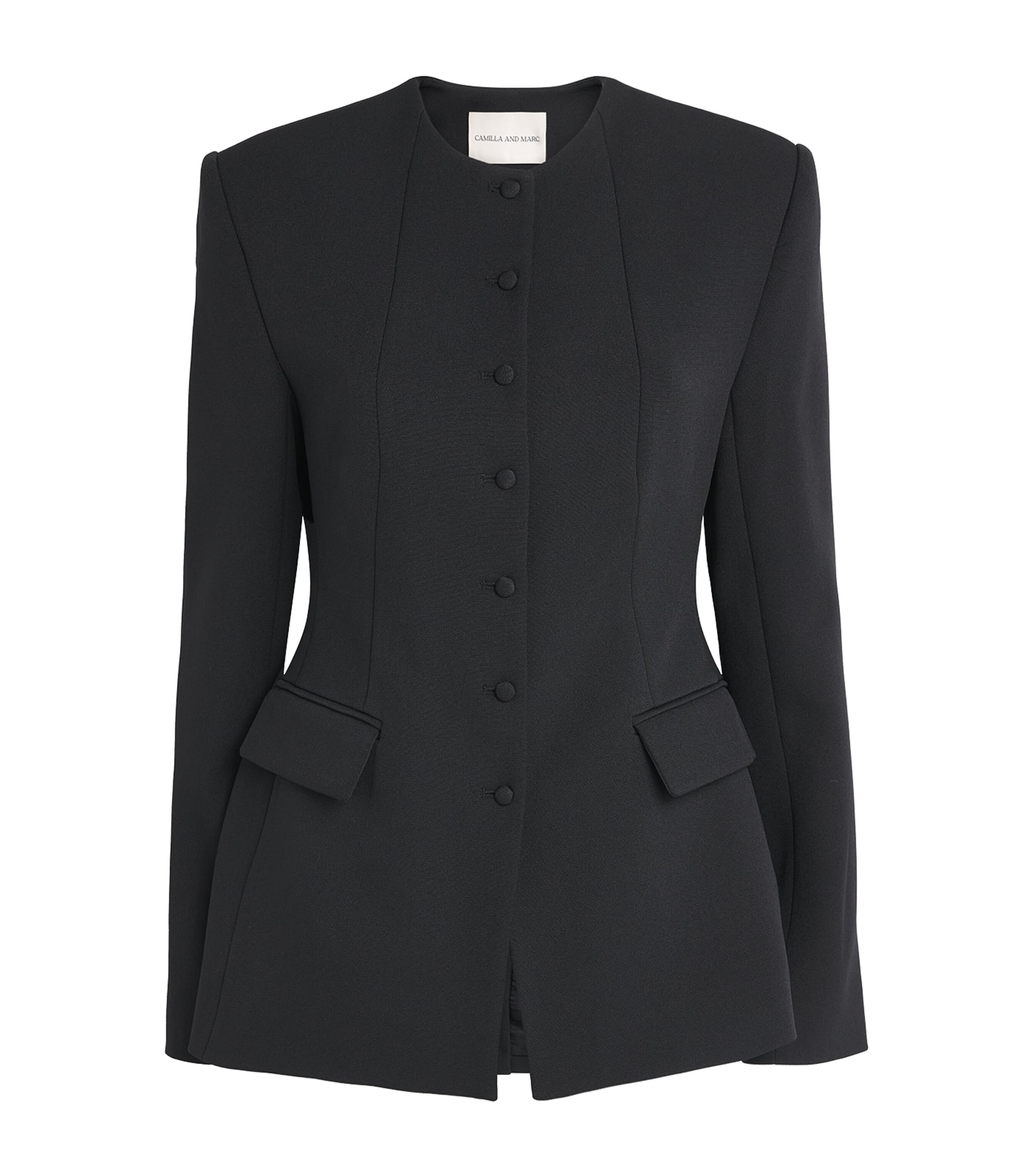 CAMILLA AND MARC Womens Namira Blazer Dblk Black