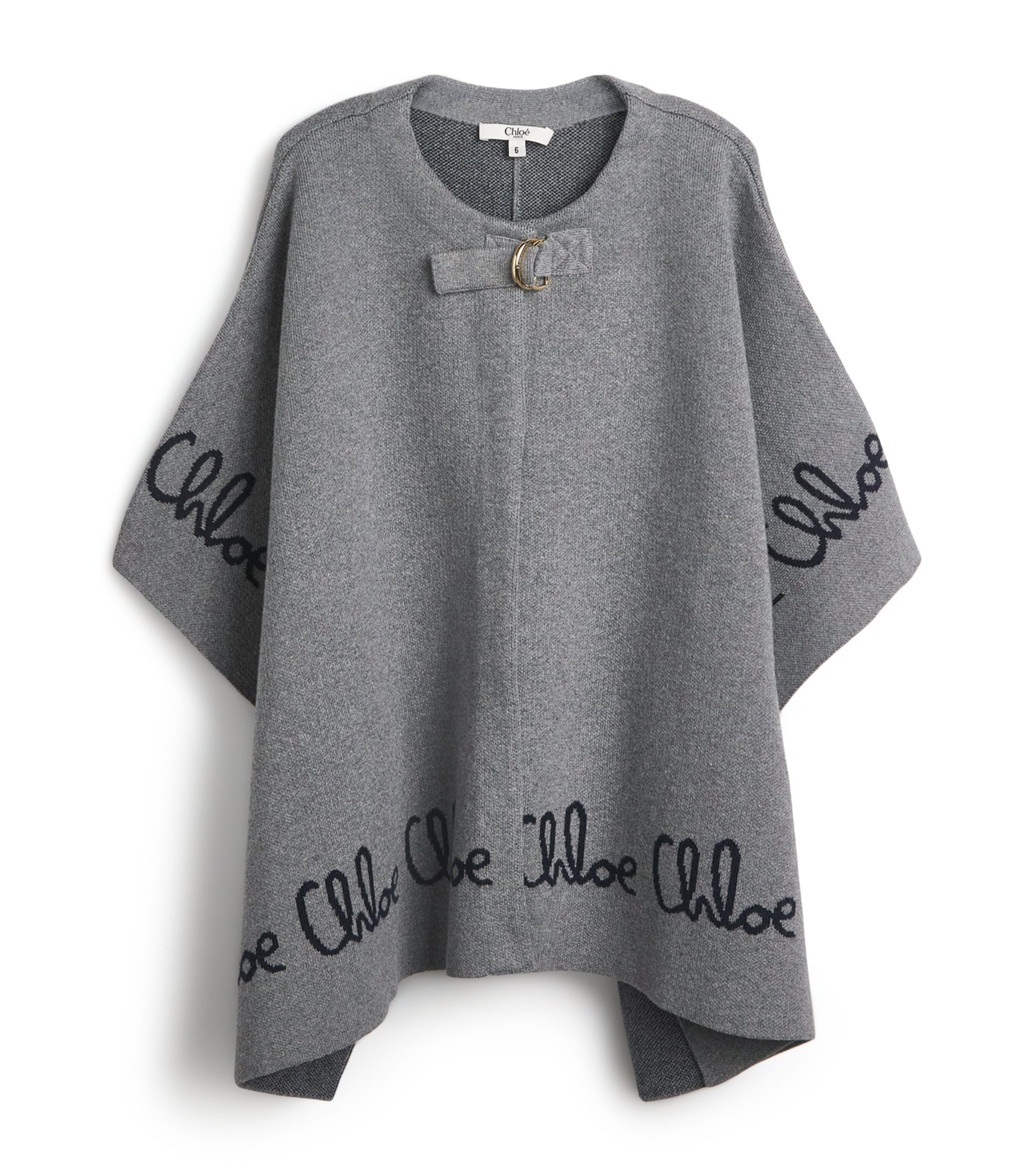 Cotton-Wool Logo Cape (6-12 Years)