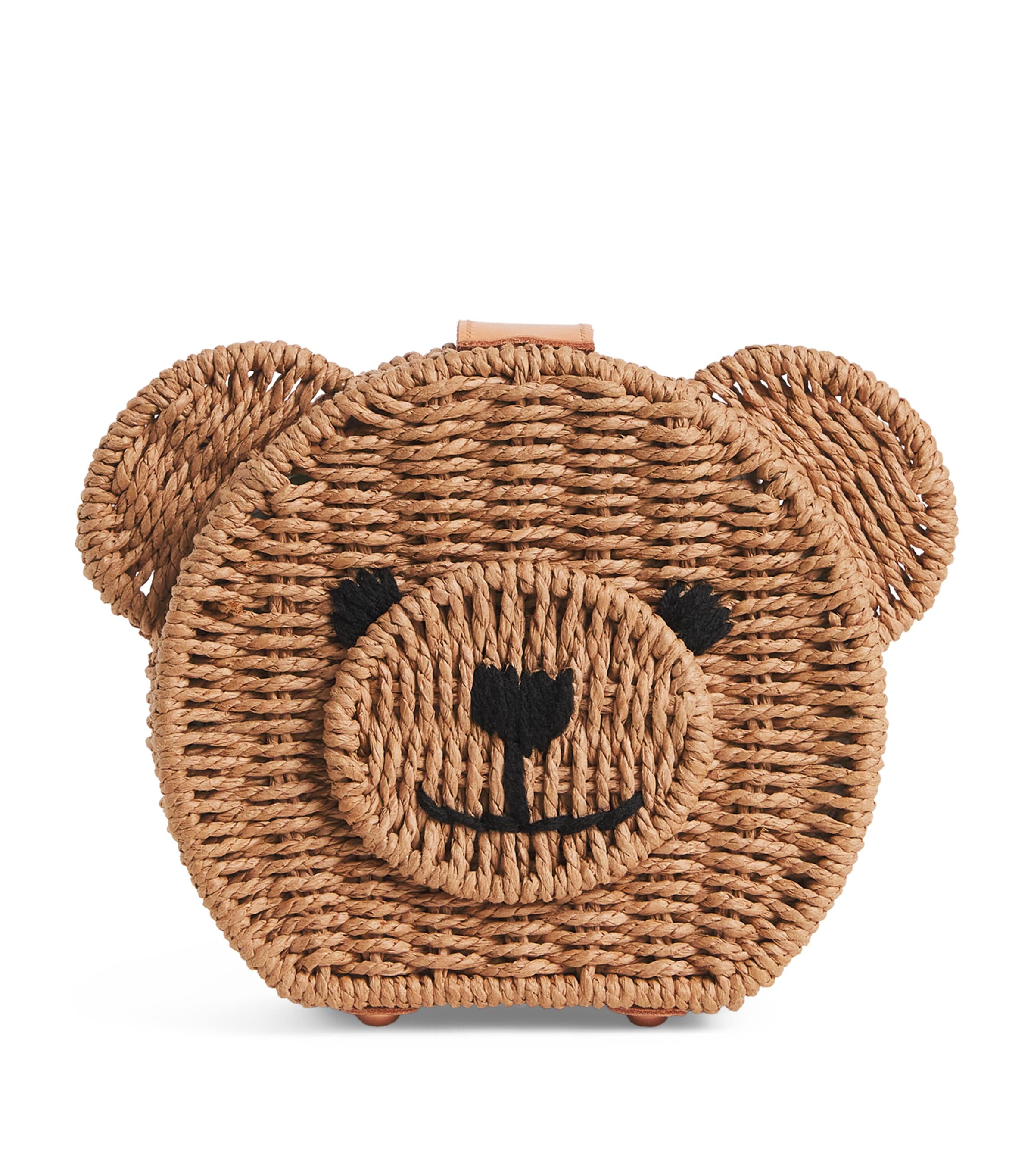 Harrods Strewn Jacob Bear Cross-Body Bag Brown