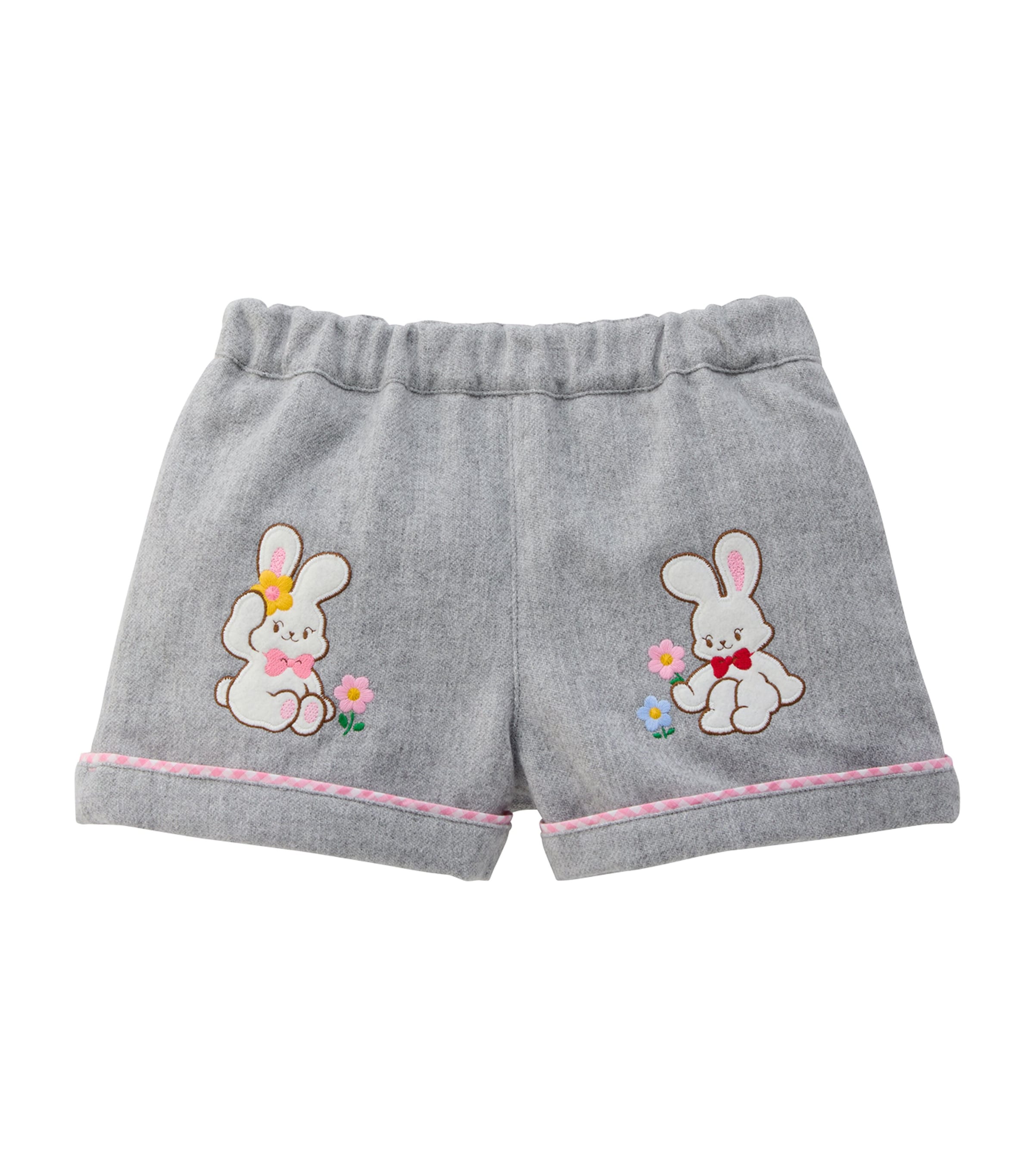 Miki House Wool-Blend Embroidered Shorts (12 Months-7 Years)