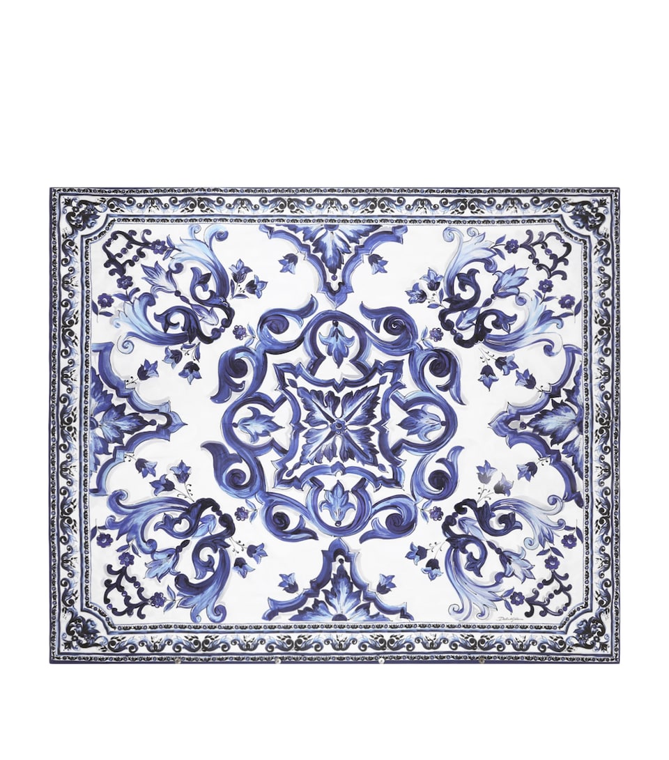 Cotton Majolica King Duvet Cover (260cm x 220cm)