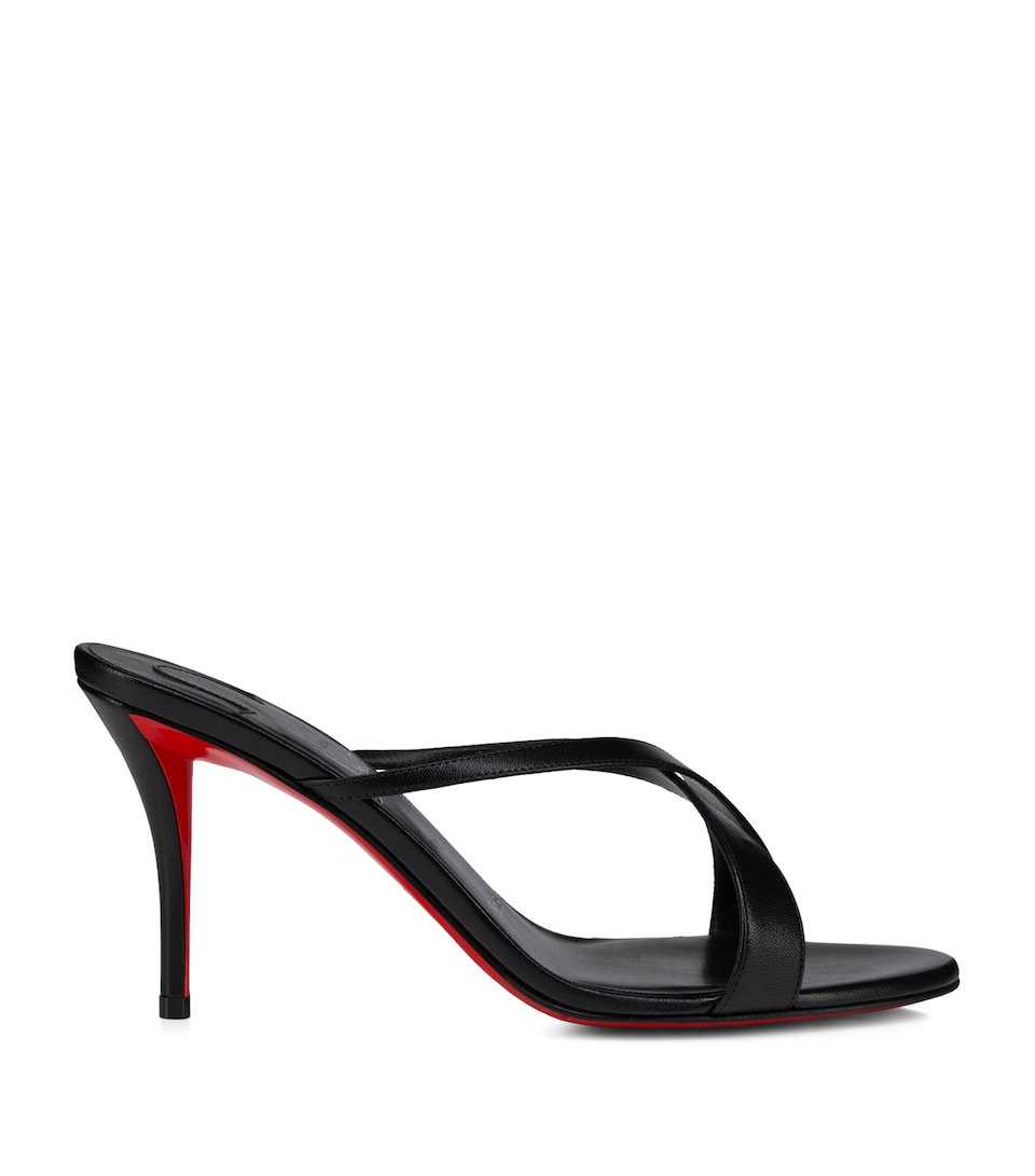 Christian Louboutin Strappy Leather Mules 80